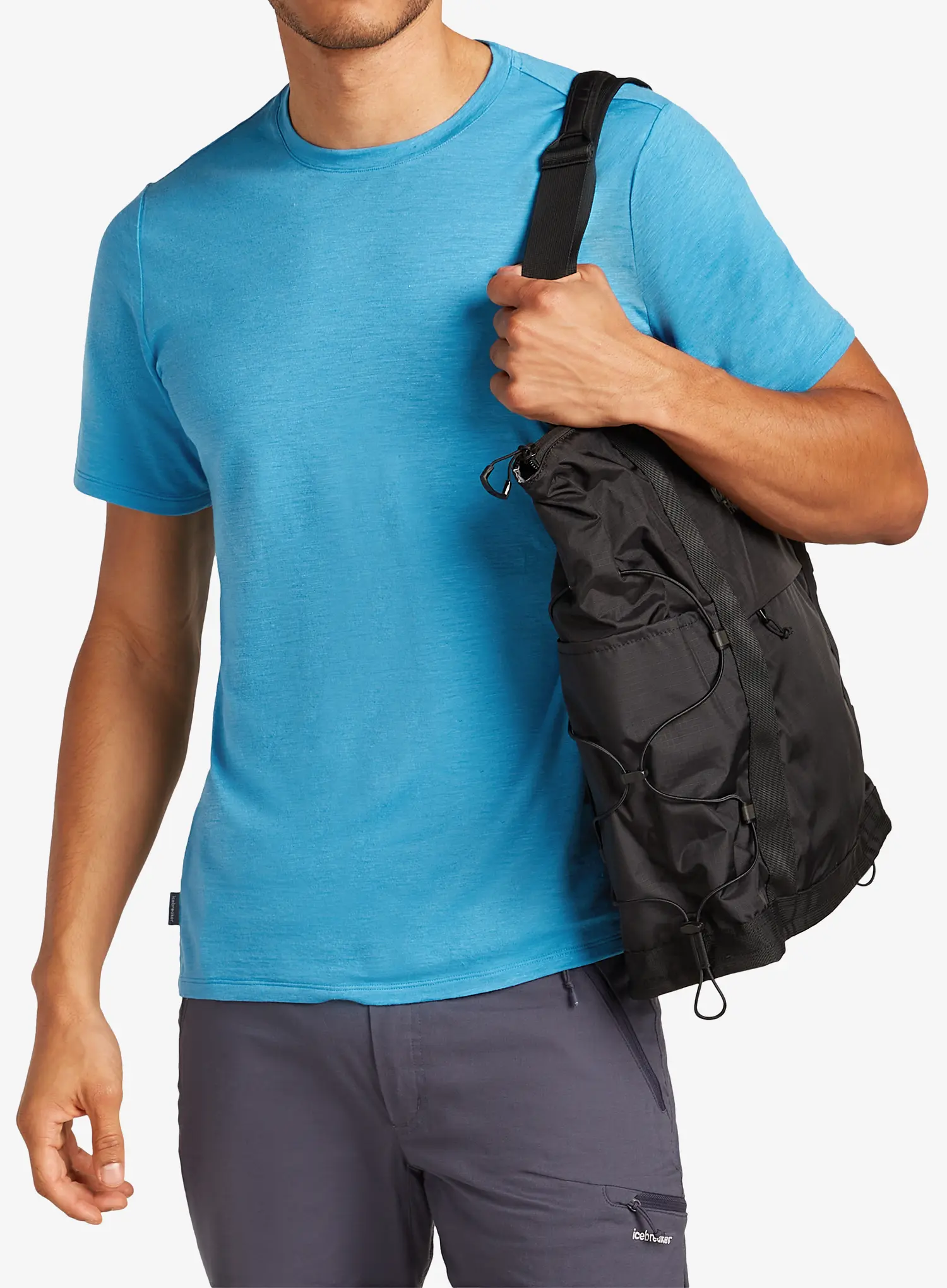 Merino triko Icebreaker Merino Linen SS Tee - arctic