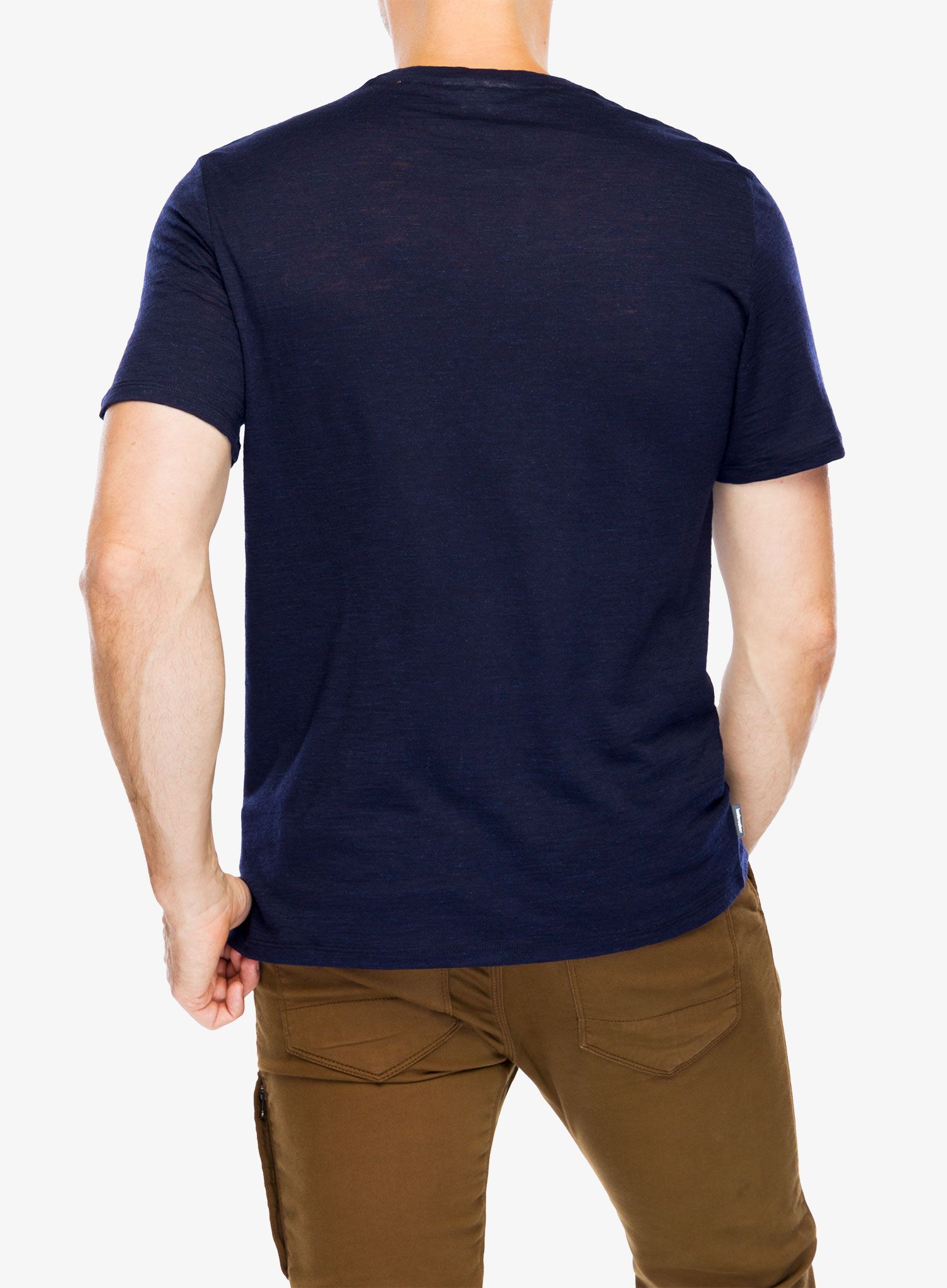 Merino triko Icebreaker Merino Linen SS Tee - midnight navy