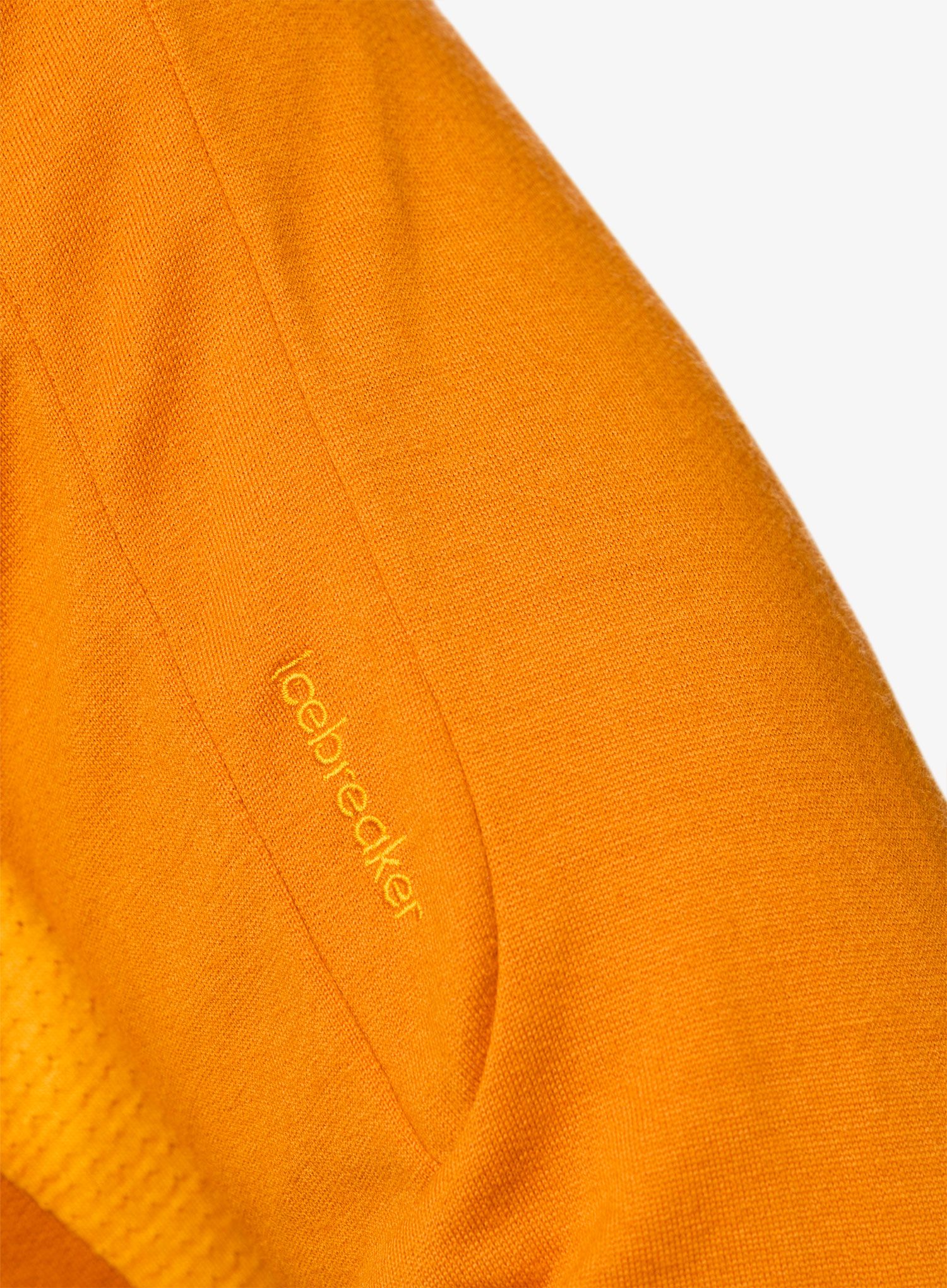 Outdoorova mikina Icebreaker Merino Quantum ZoneKnit LS Zip Hoodie - earth/solar