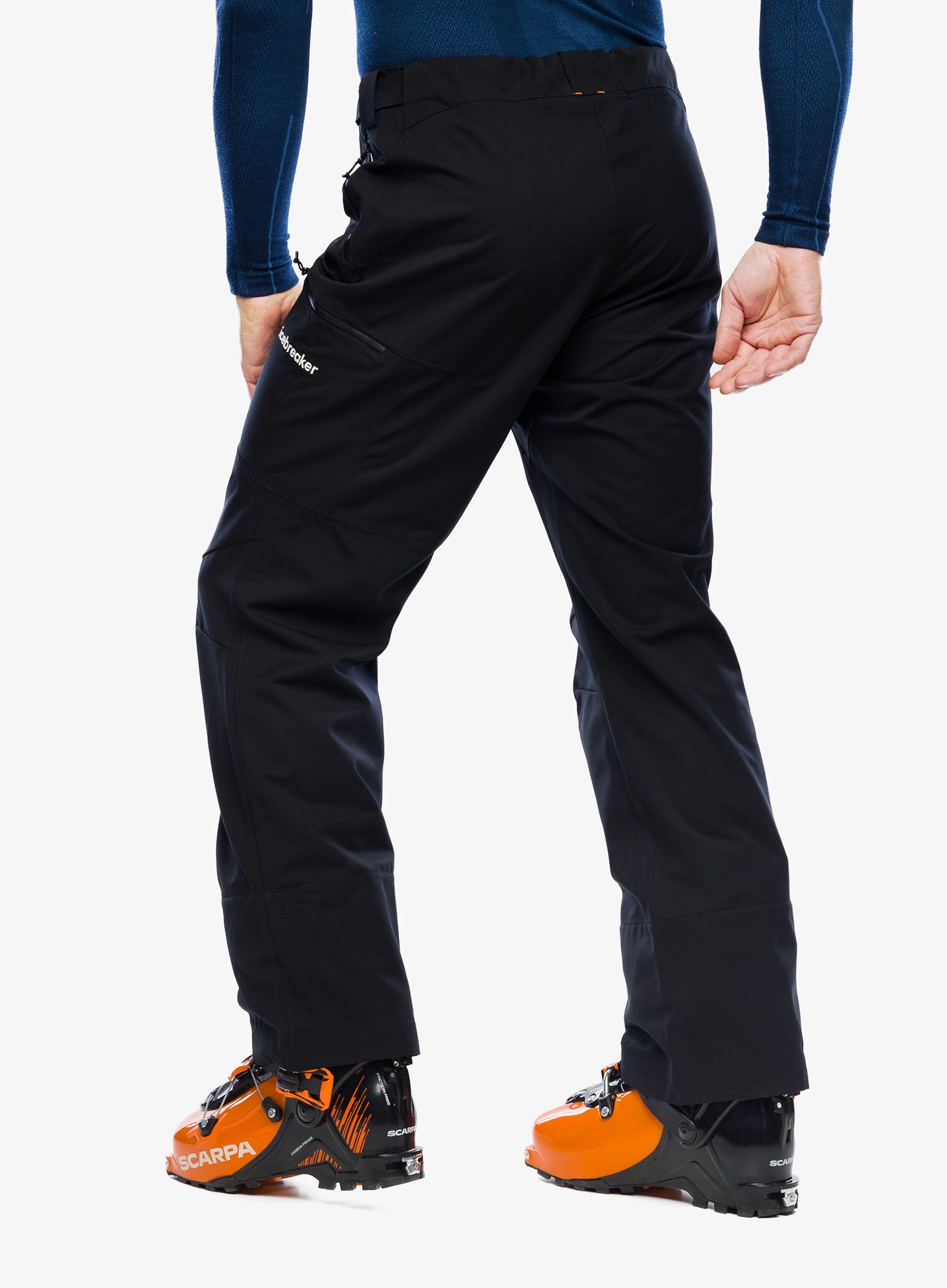 Softshell kalhoty Icebreaker Merino Shell+ Peak Pants - black