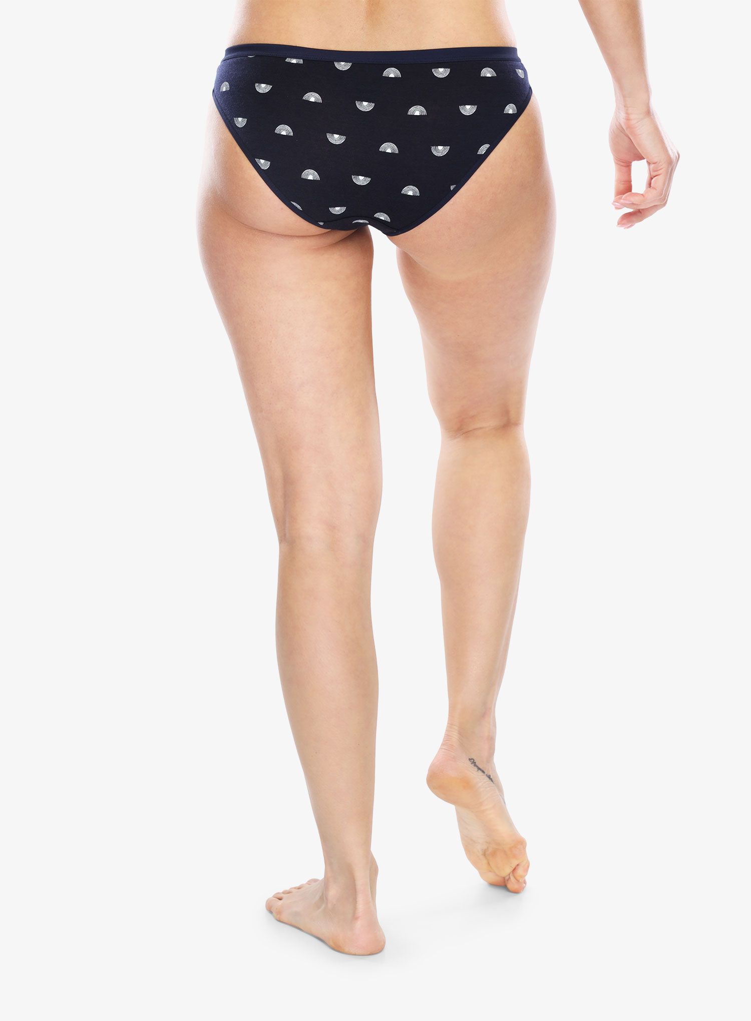 Dámské kalhotky Icebreaker Merino Siren Bikini Shine AOP - midnight navy/aop