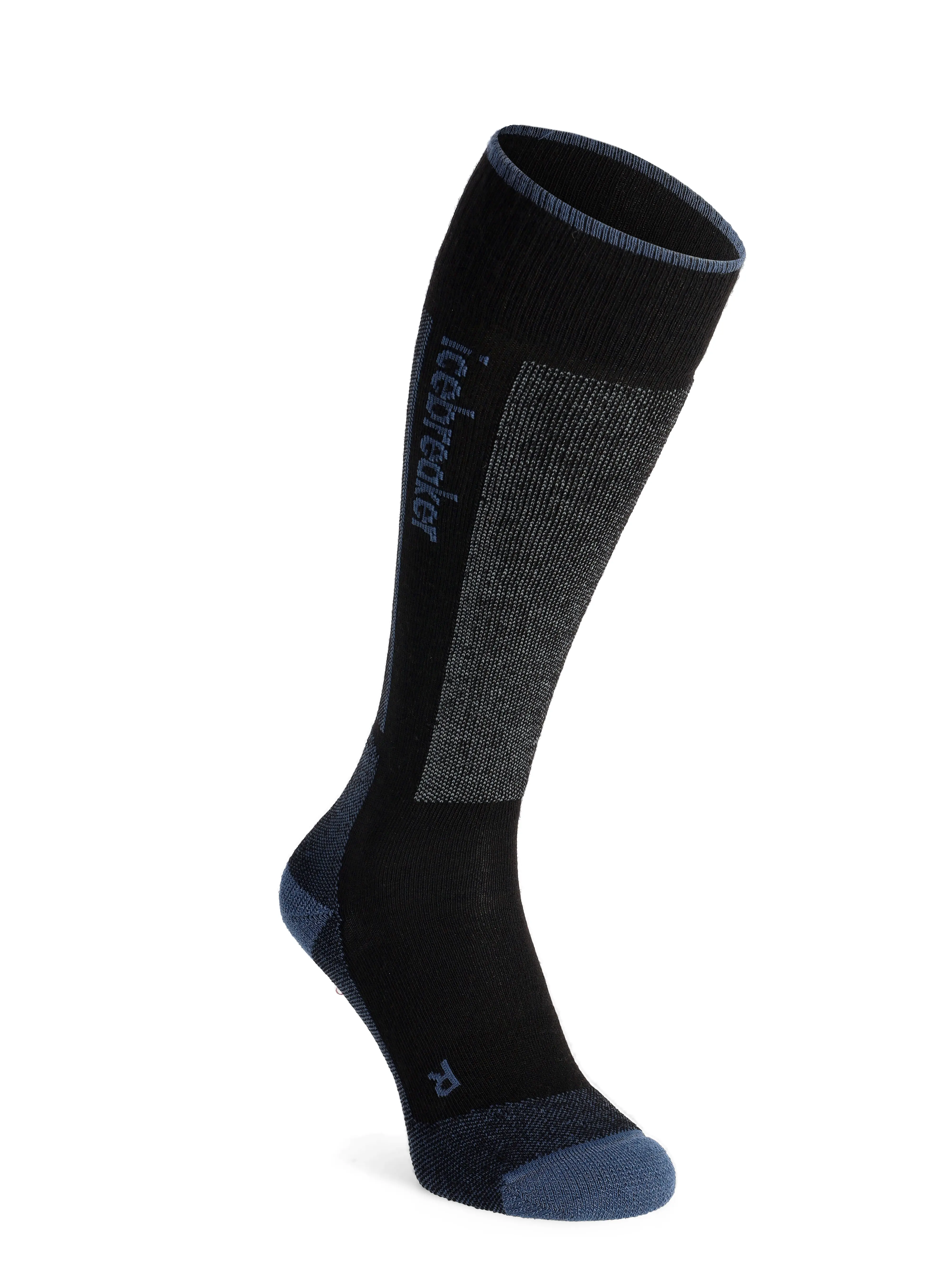 Dámské lyžařské ponožky Icebreaker Merino Ski+ Light OTC - black/dawn/graphite