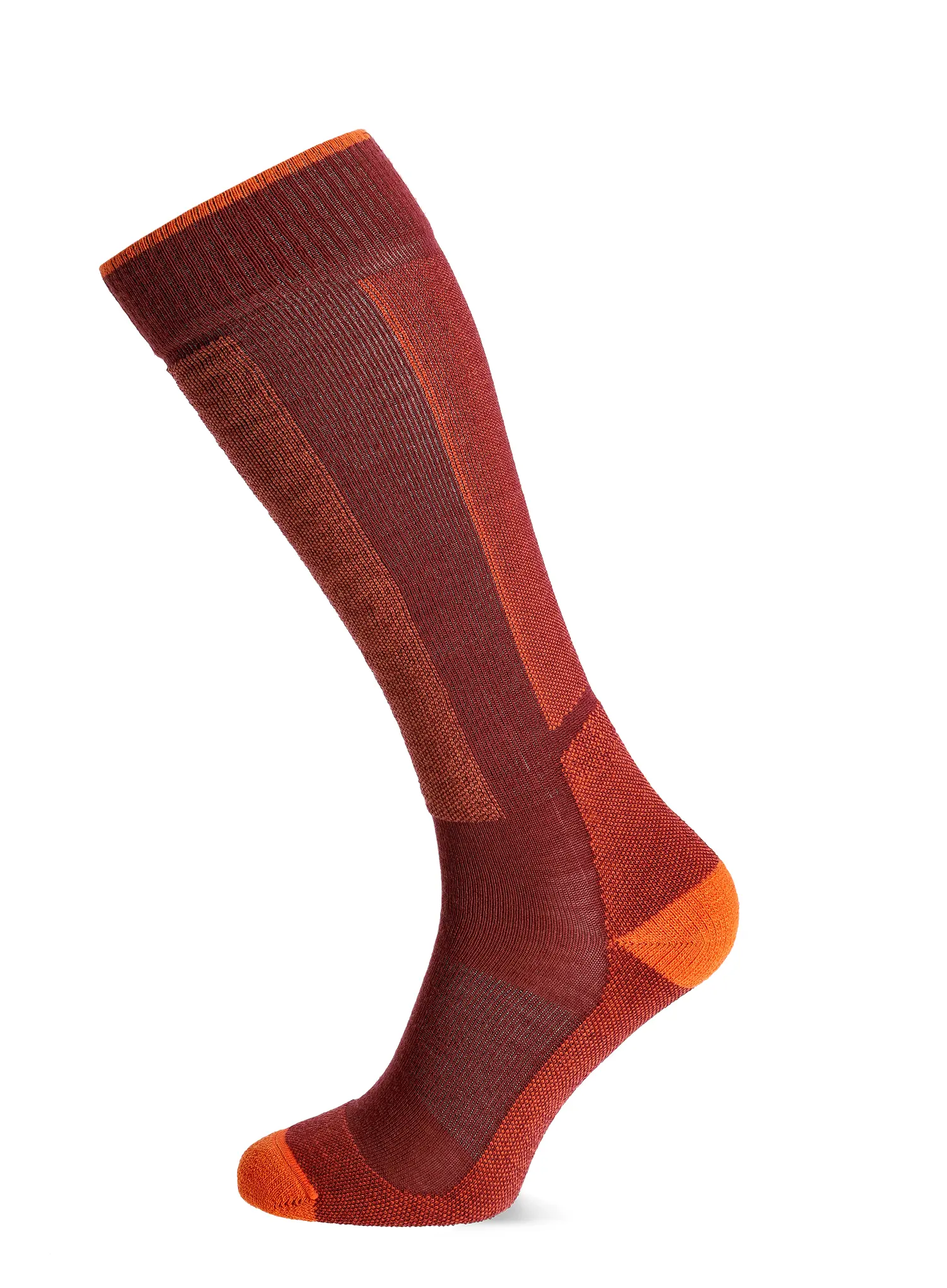 Lyžařské ponožky Icebreaker Merino Ski+ Light OTC - port/blaze/cedar wood