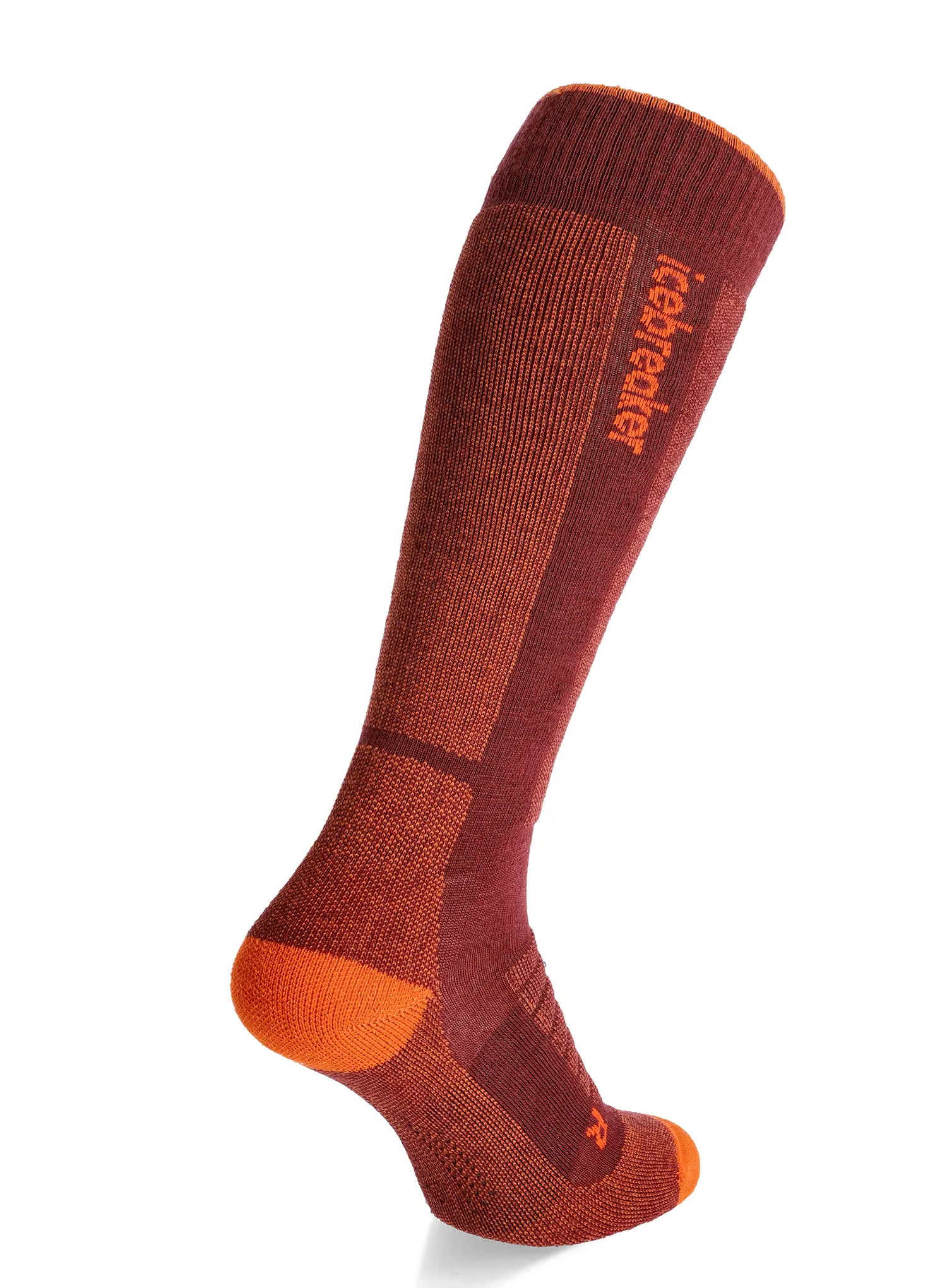 Lyžařské ponožky Icebreaker Merino Ski+ Medium OTC - port/blaze/cedar wood