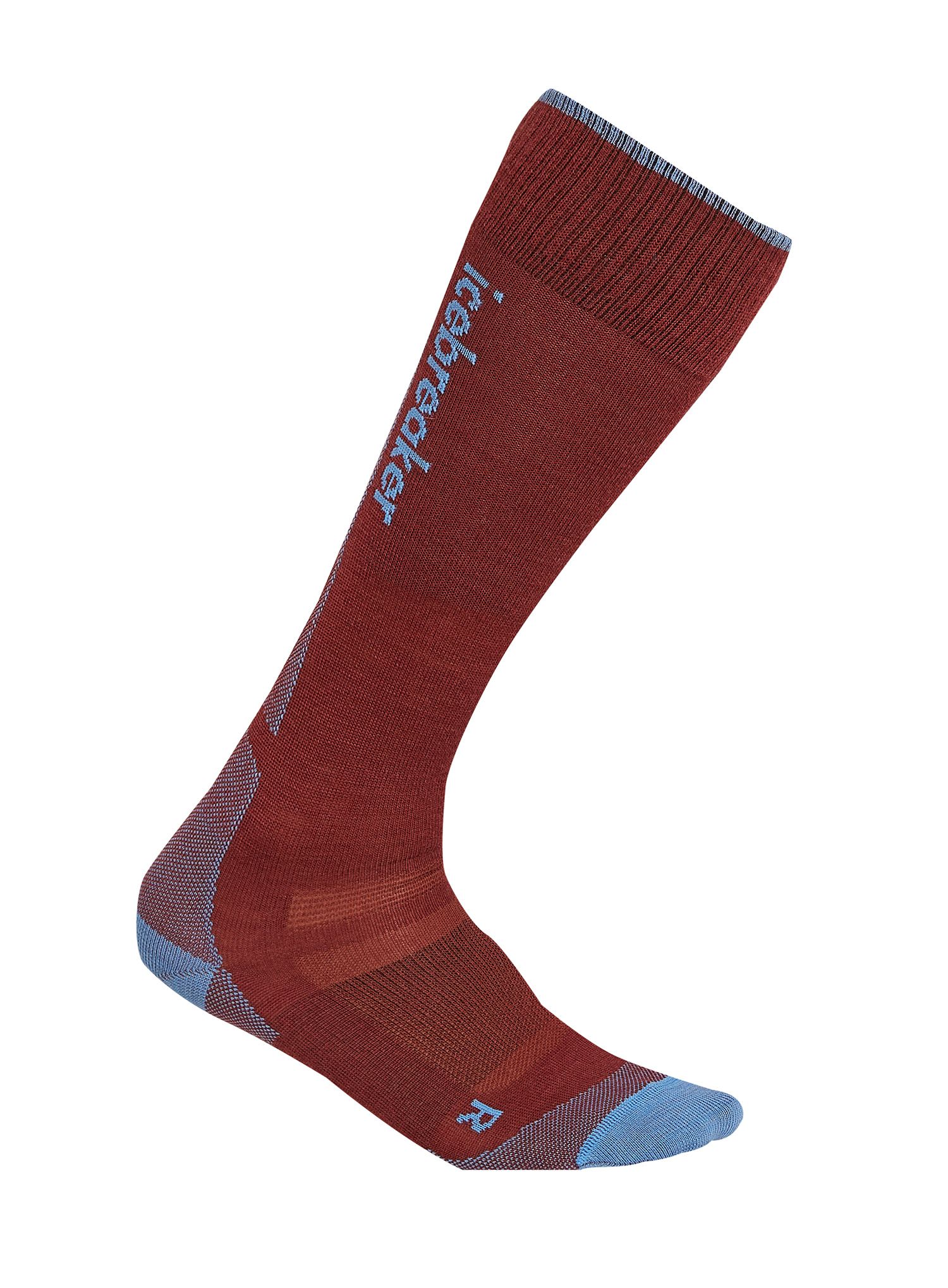 Dámské lyžařské ponožky Icebreaker Merino Ski+ Ultralight OTC - port/baja