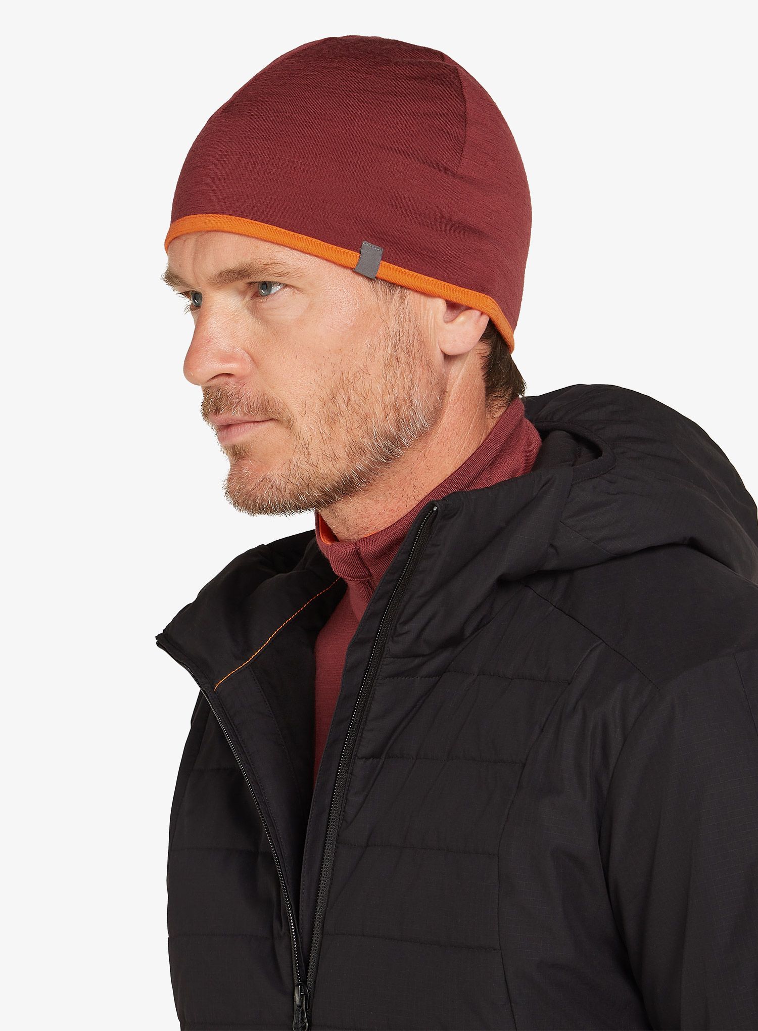 Čepice Icebreaker Pocket Hat - port/blaze