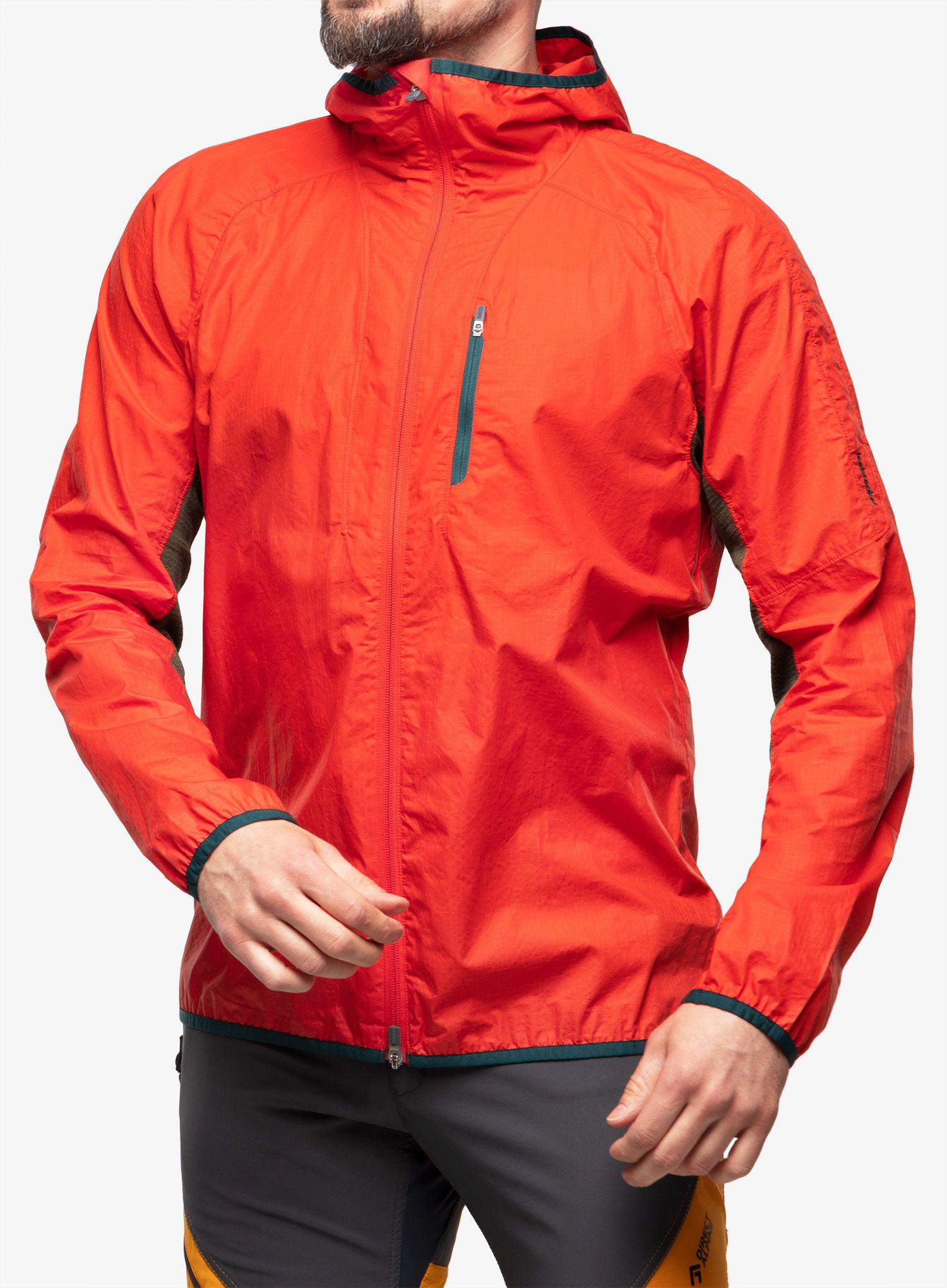Softshellová bunda pánská Icebreaker Shell+ Cotton Windbreaker - earth/loden