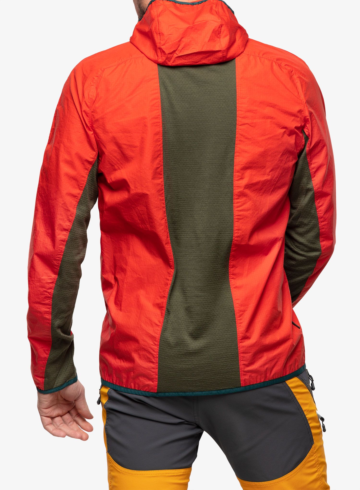 Softshellová bunda pánská Icebreaker Shell+ Cotton Windbreaker - earth/loden