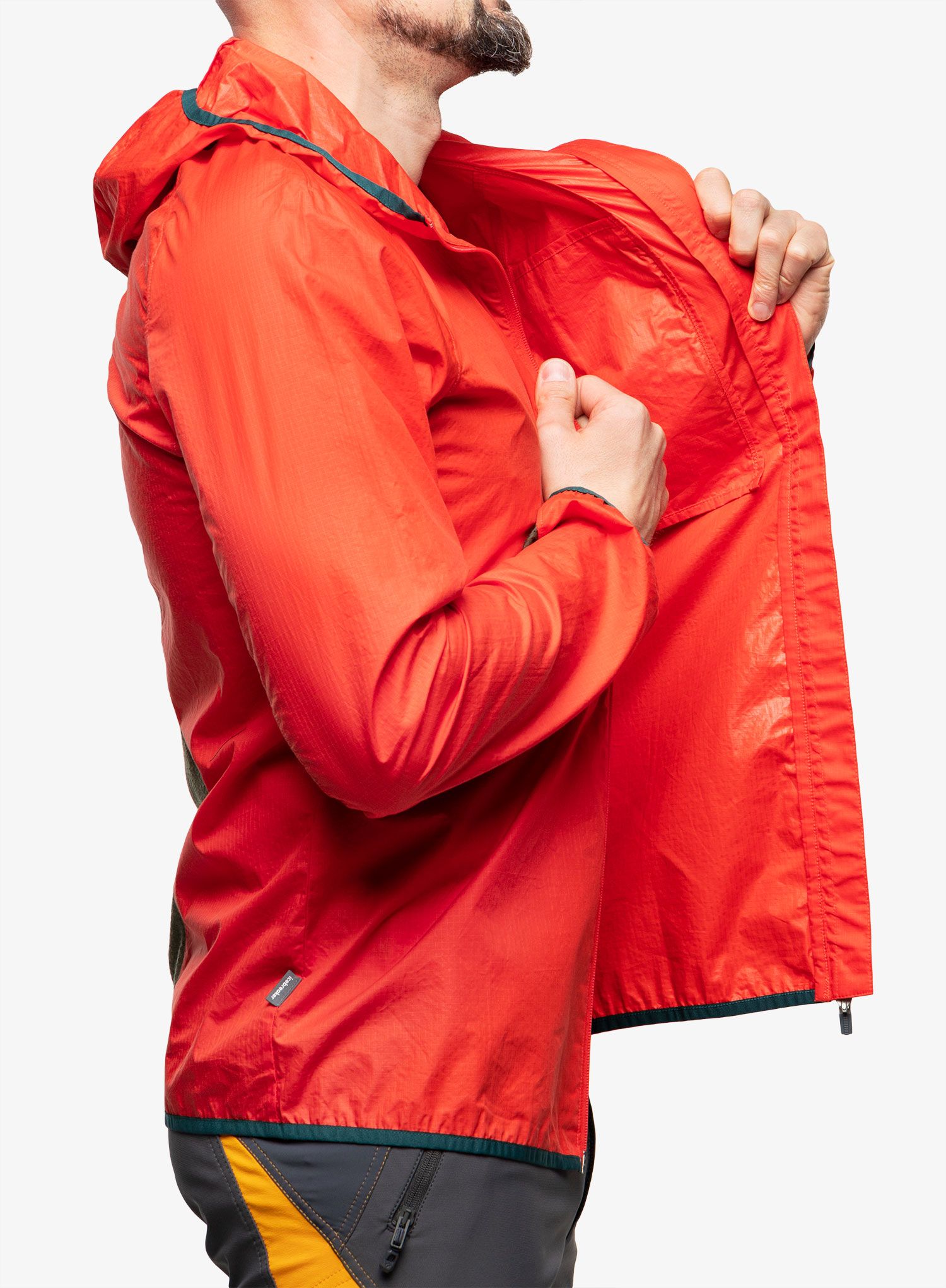 Softshellová bunda pánská Icebreaker Shell+ Cotton Windbreaker - earth/loden