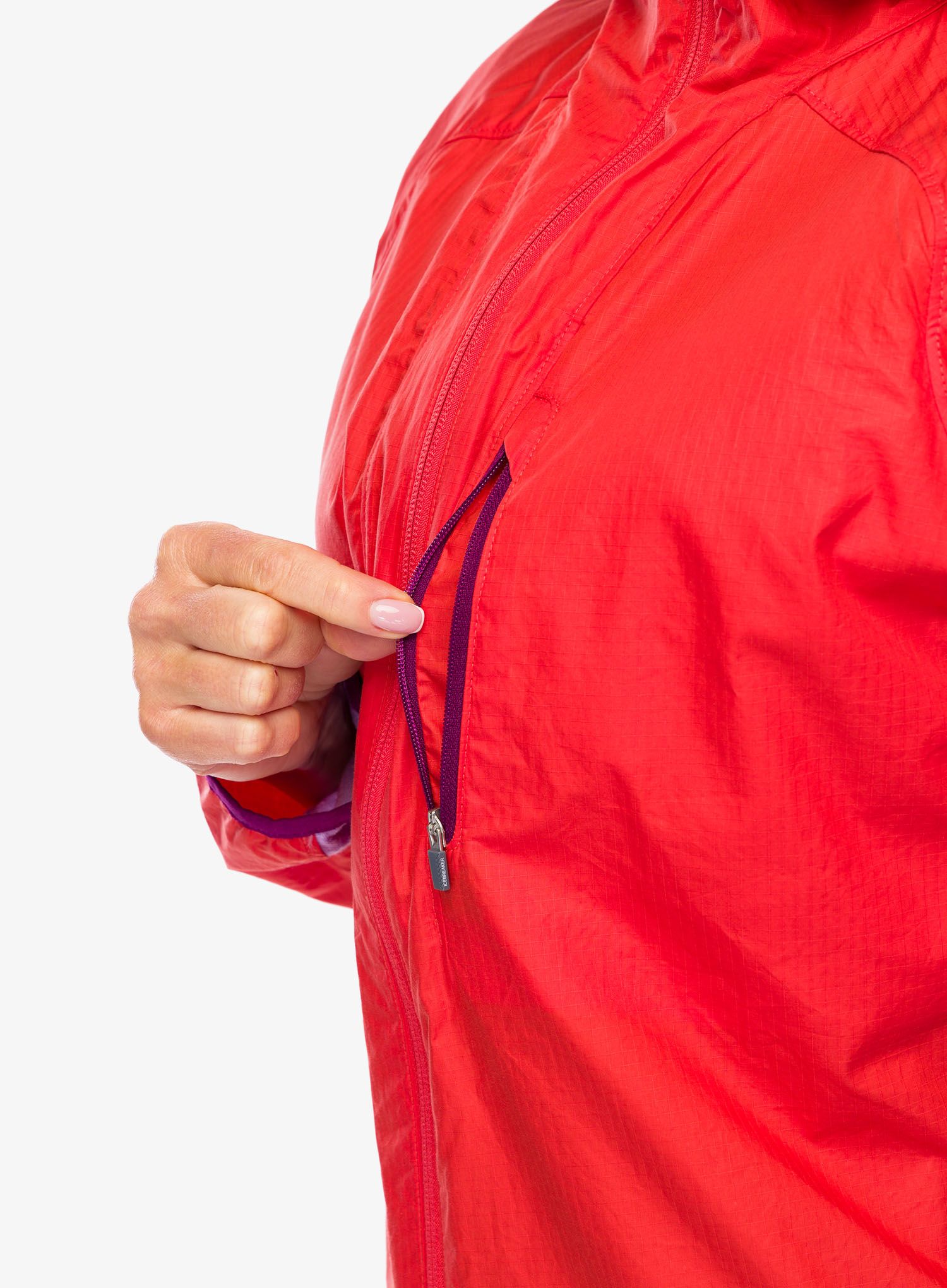 Softshellová bunda dámská Icebreaker Shell+ Cotton Windbreaker - earth/purple