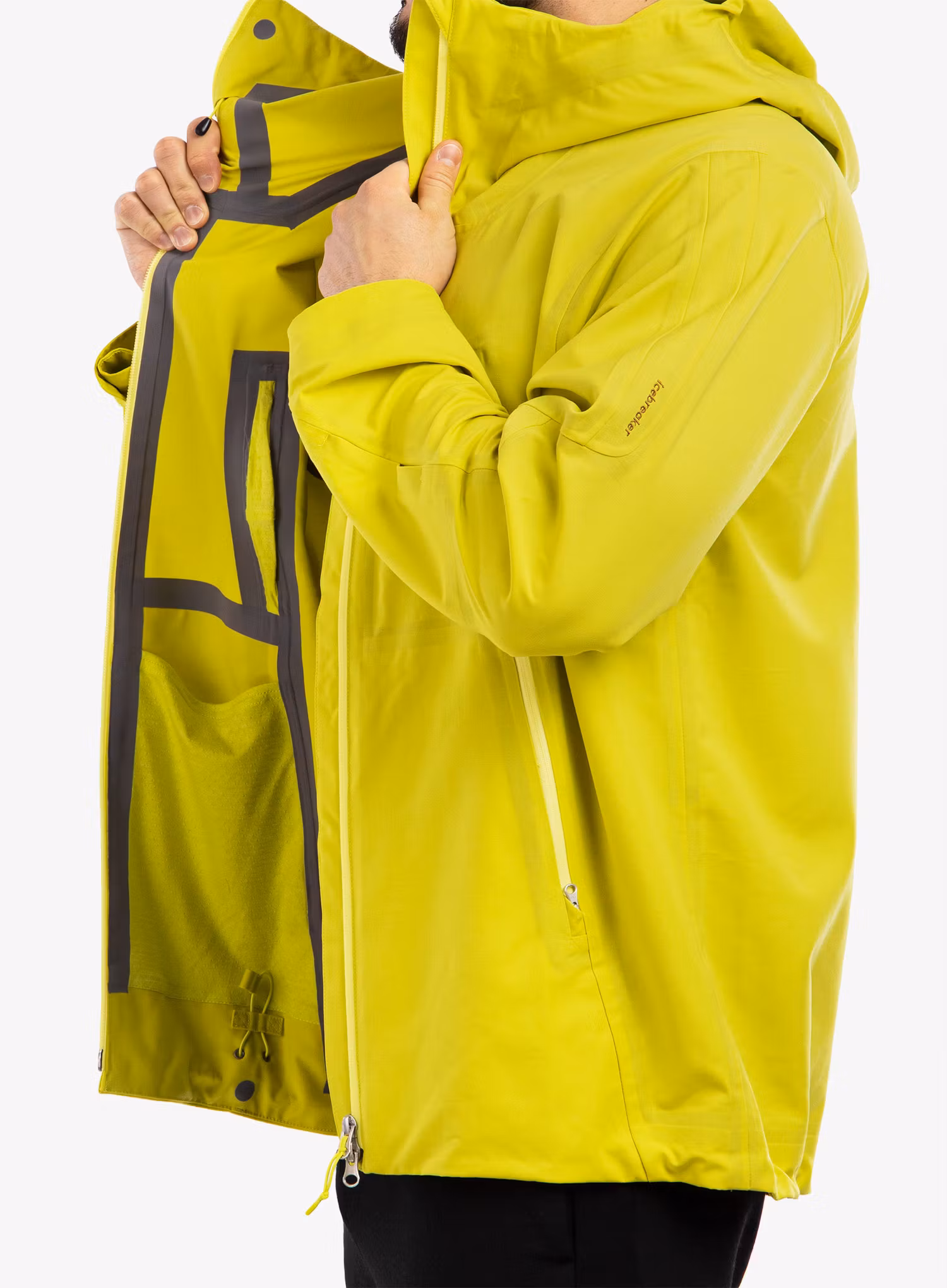 Pánská bunda Icebreaker Shell+ Hooded Jacket - shine