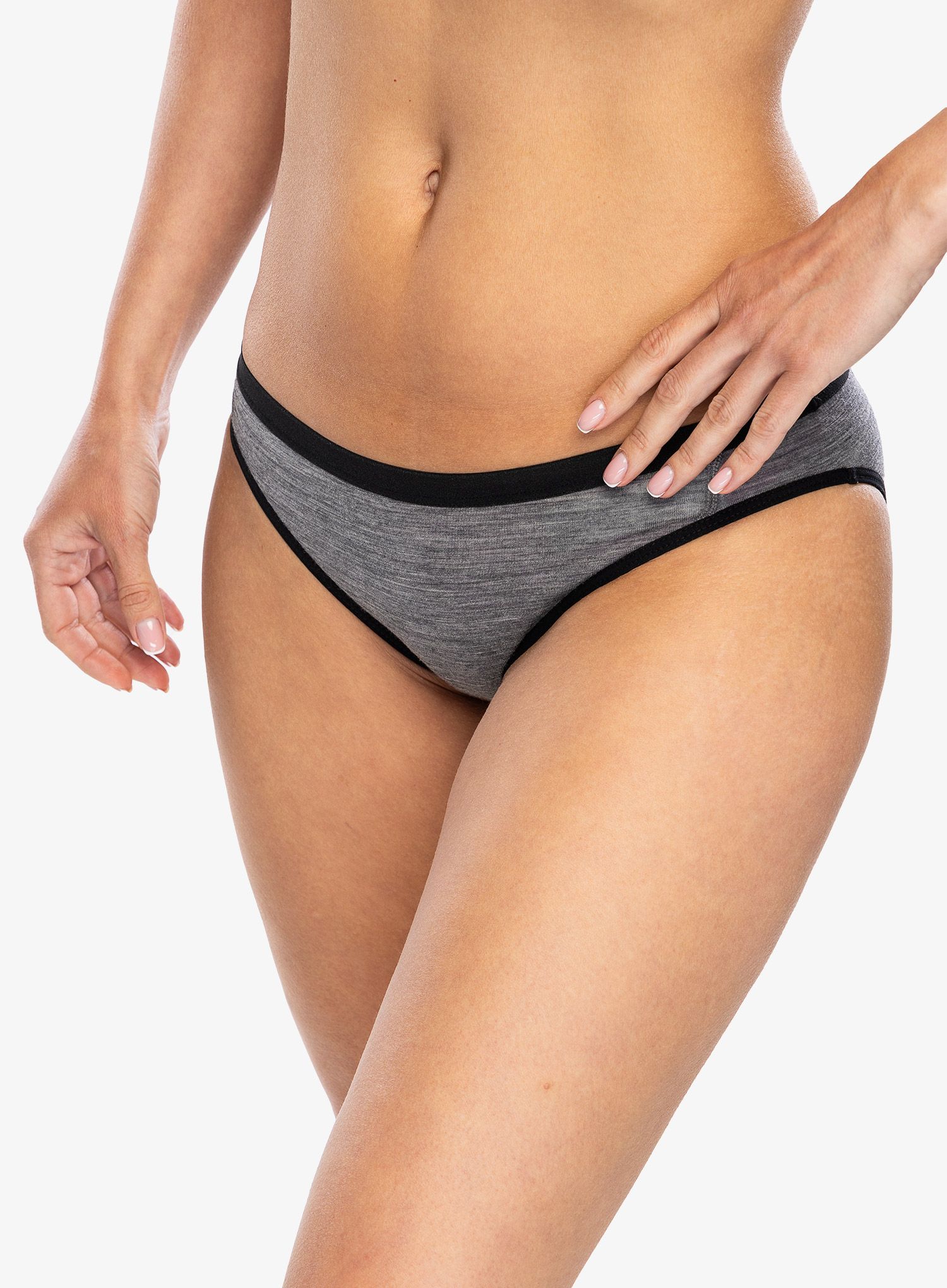 Dámské kalhotky Icebreaker Siren Bikini - gritstone