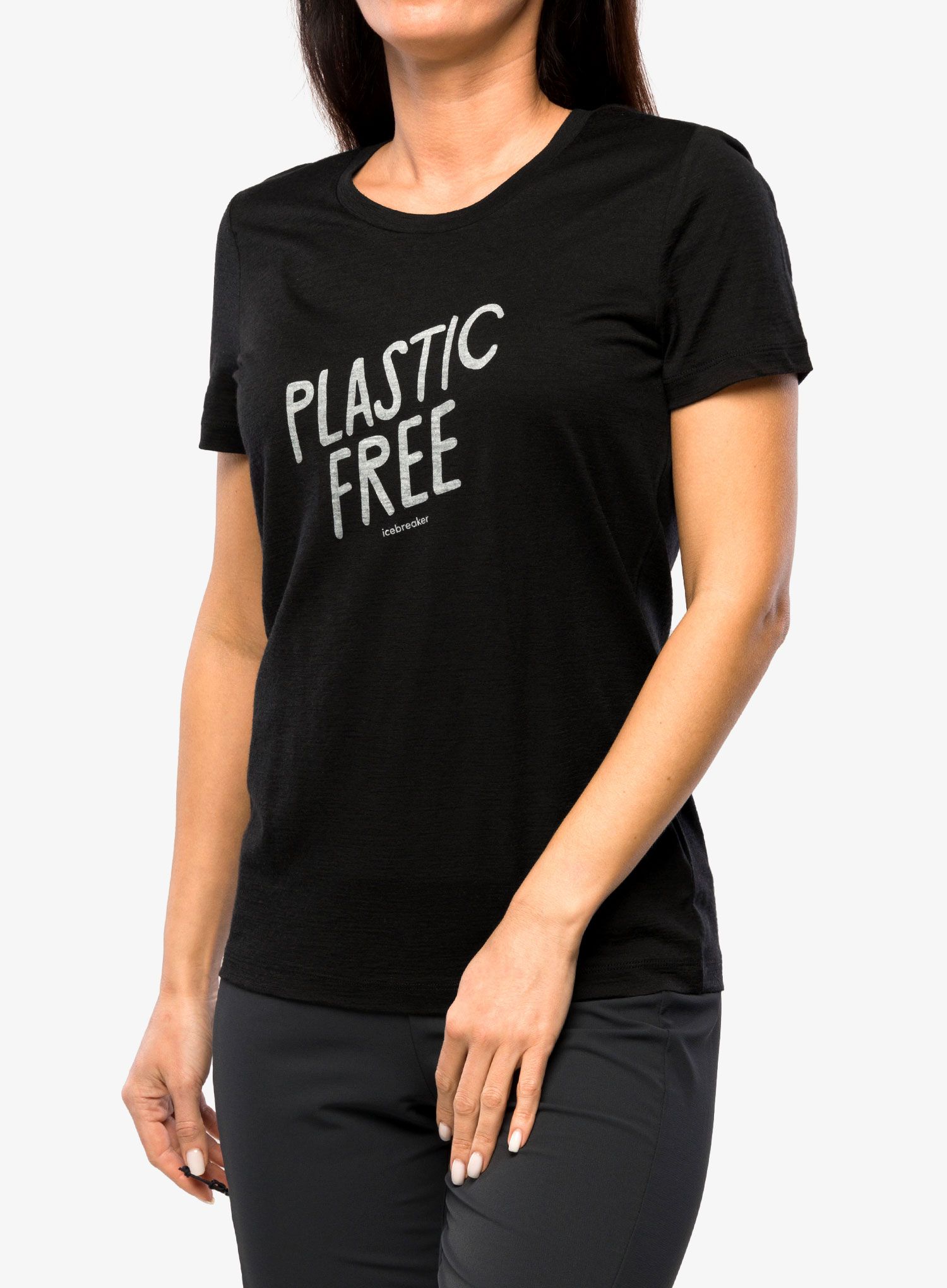 Dámské tričko Icebreaker Tech Lite II SS Tee IB Natural - black