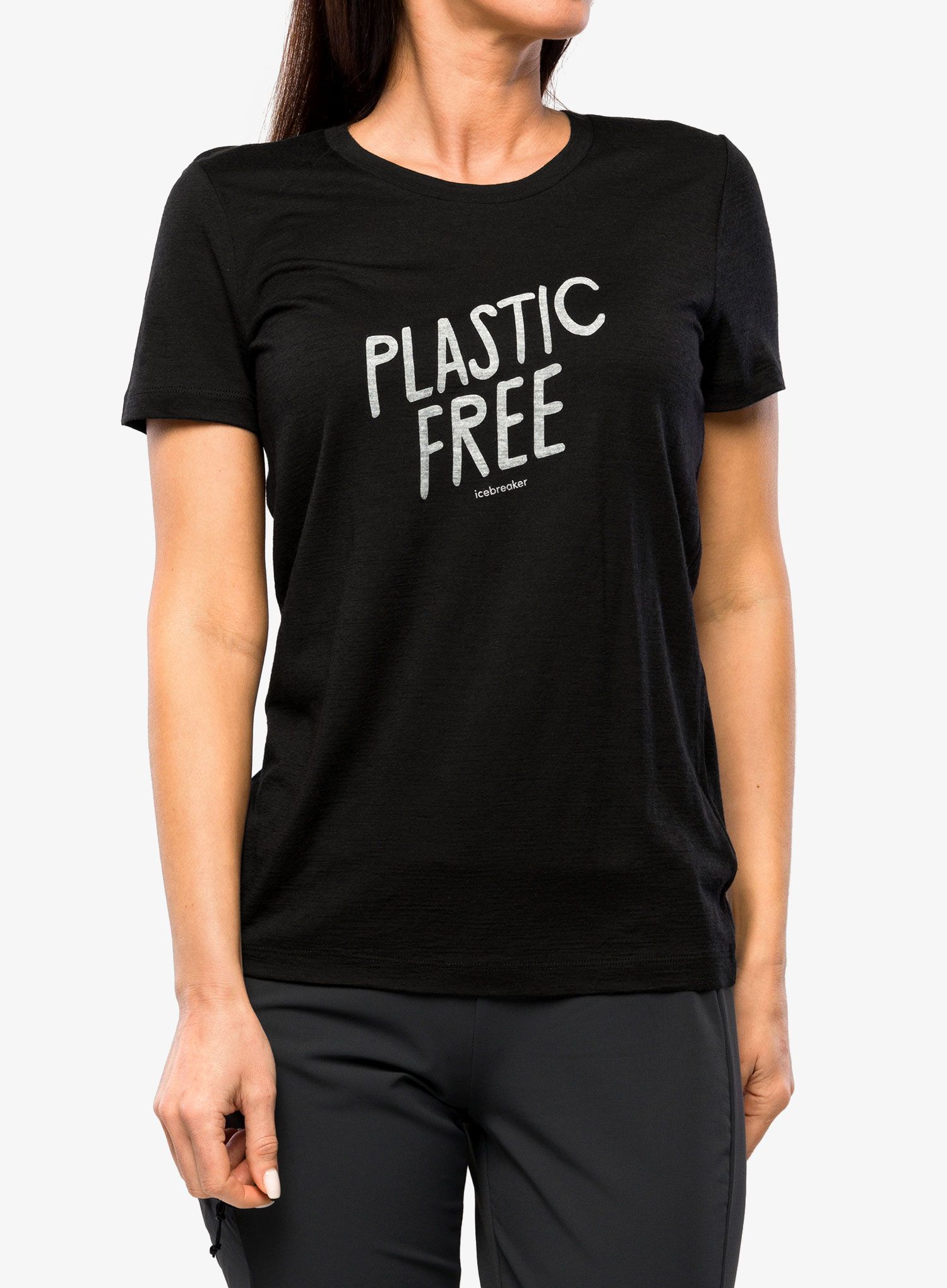 Dámské tričko Icebreaker Tech Lite II SS Tee IB Natural - black