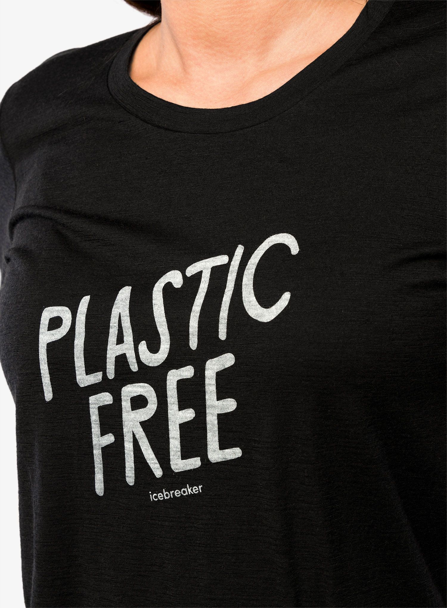 Dámské tričko Icebreaker Tech Lite II SS Tee IB Natural - black