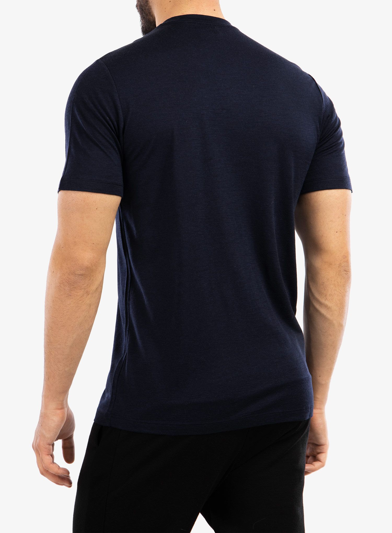 Tričko z merino vlny Icebreaker Tech Lite II SS Tee Skiing Yeti - navy