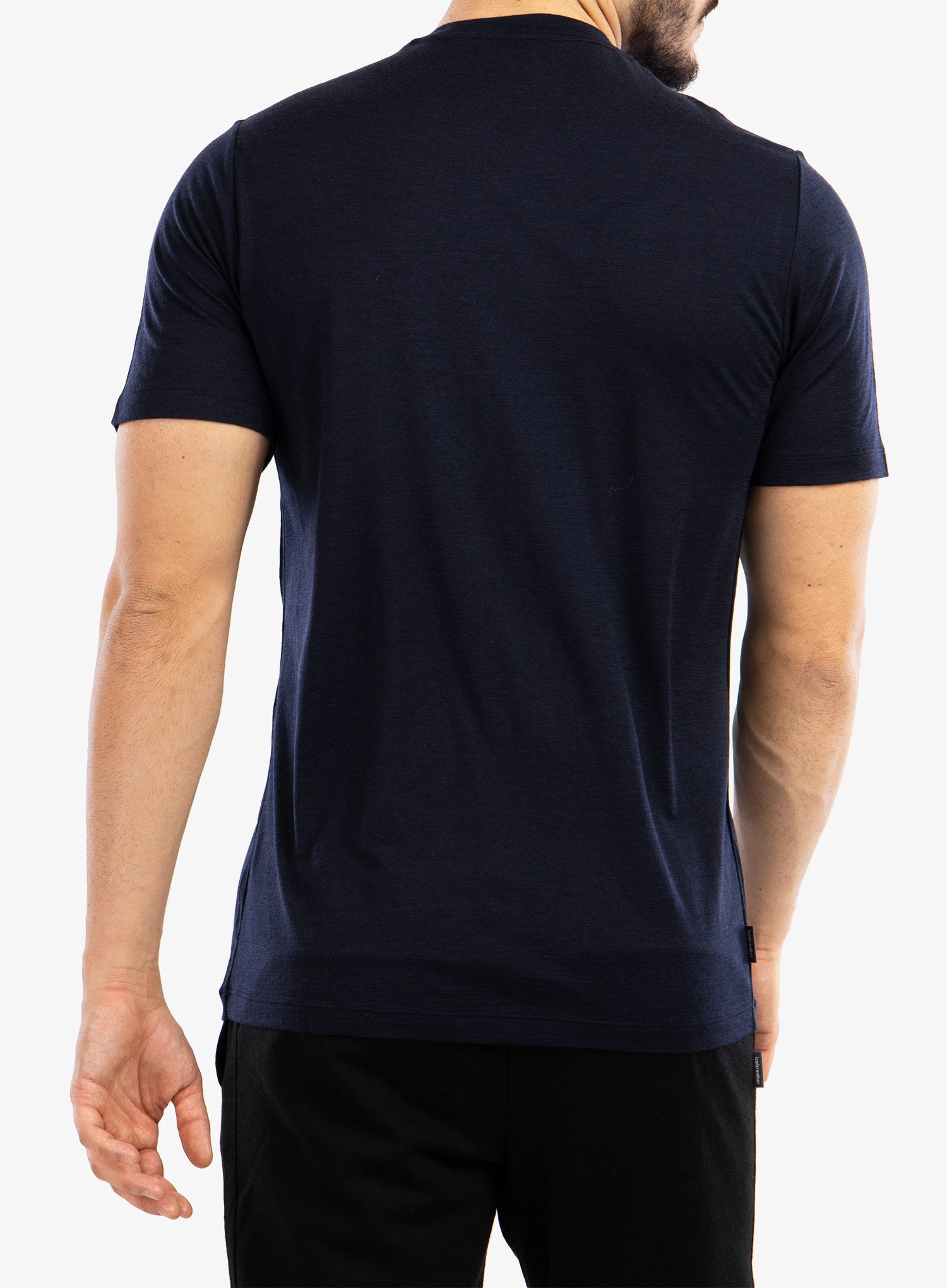 Tričko z merino vlny Icebreaker Tech Lite II SS Tee Skiing Yeti - navy