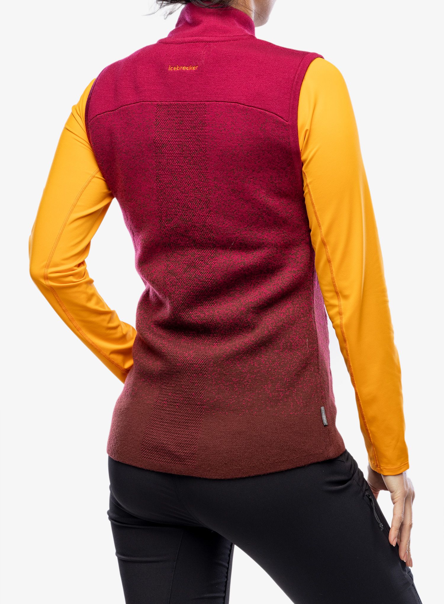 Dámská vesta Icebreaker ZoneKnit Ins Vest Into The Deep - cher/esp