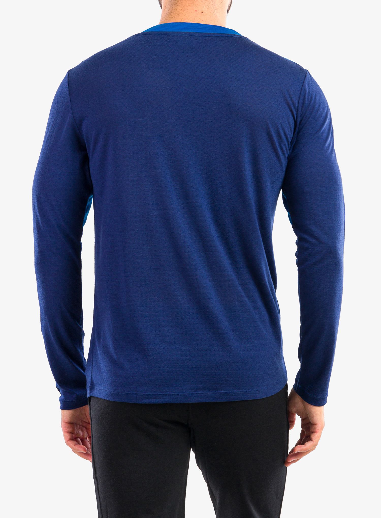 Pánská mikina Icebreaker ZoneKnit LS Tee - lazurite/navy