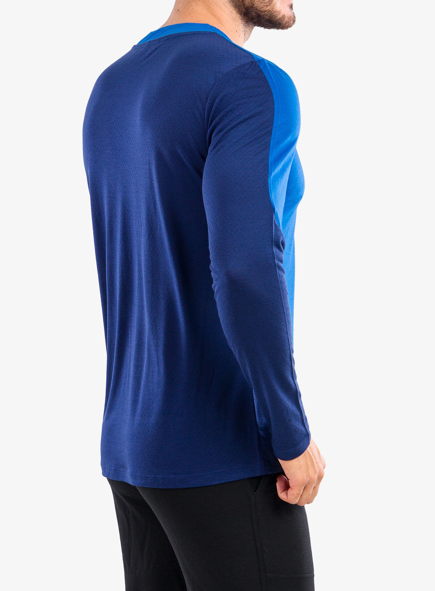 Pánská mikina Icebreaker ZoneKnit LS Tee - lazurite/navy