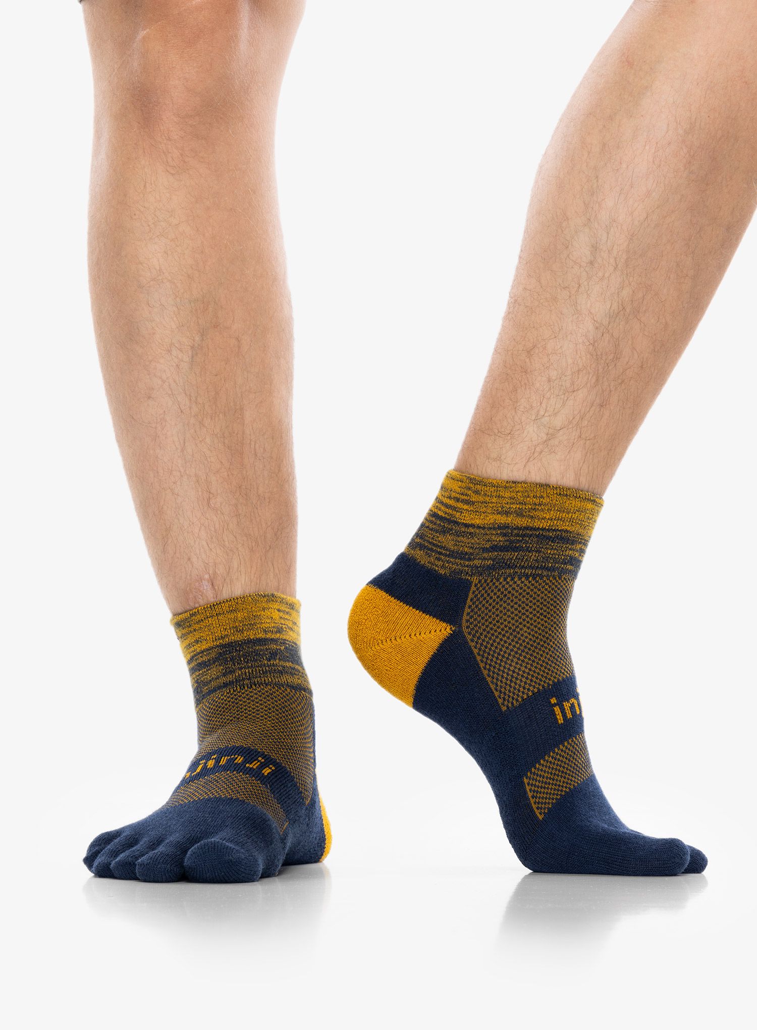 Běžecké ponožky Injinji Trail Midweight Mini-Crew - moonlit