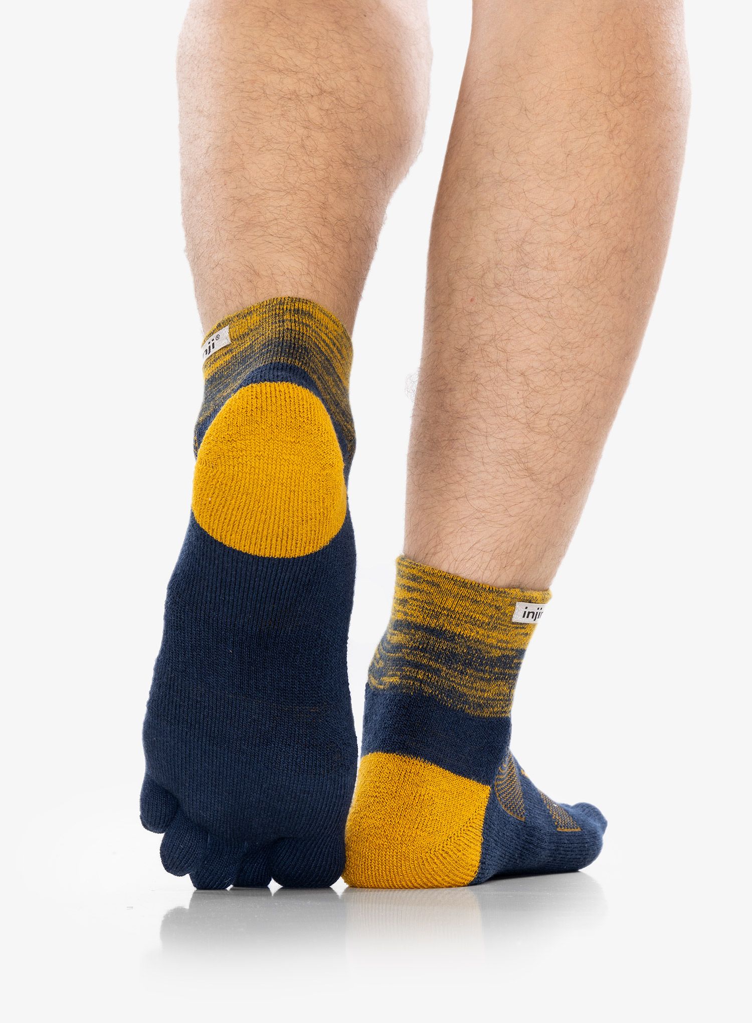 Běžecké ponožky Injinji Trail Midweight Mini-Crew - moonlit
