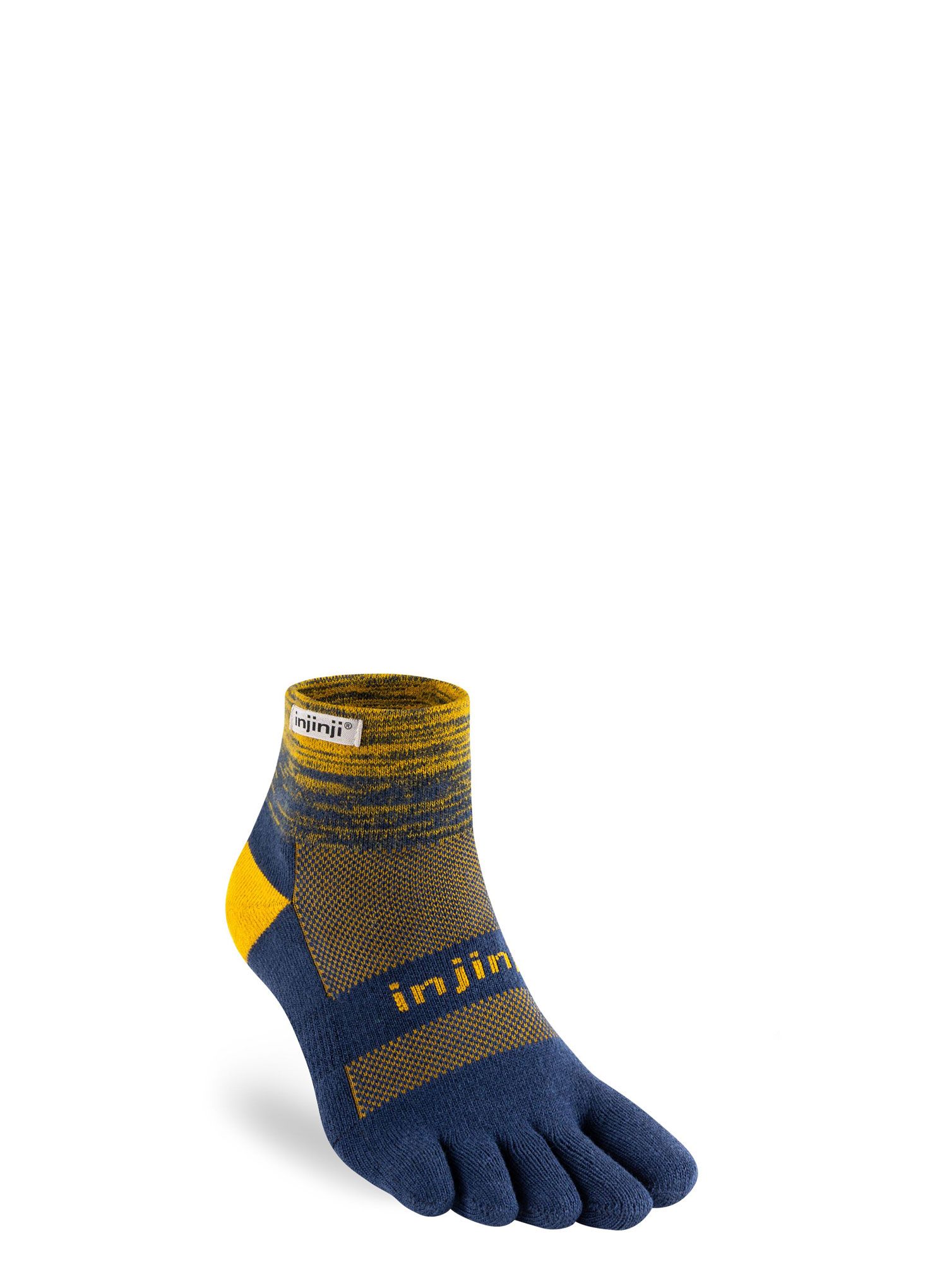 Běžecké ponožky Injinji Trail Midweight Mini-Crew - moonlit