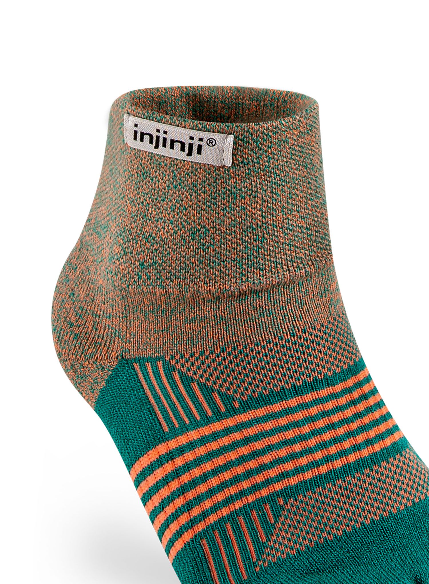 Dámské ponožky Injinji Trail Midweight Mini-Crew - tidepool
