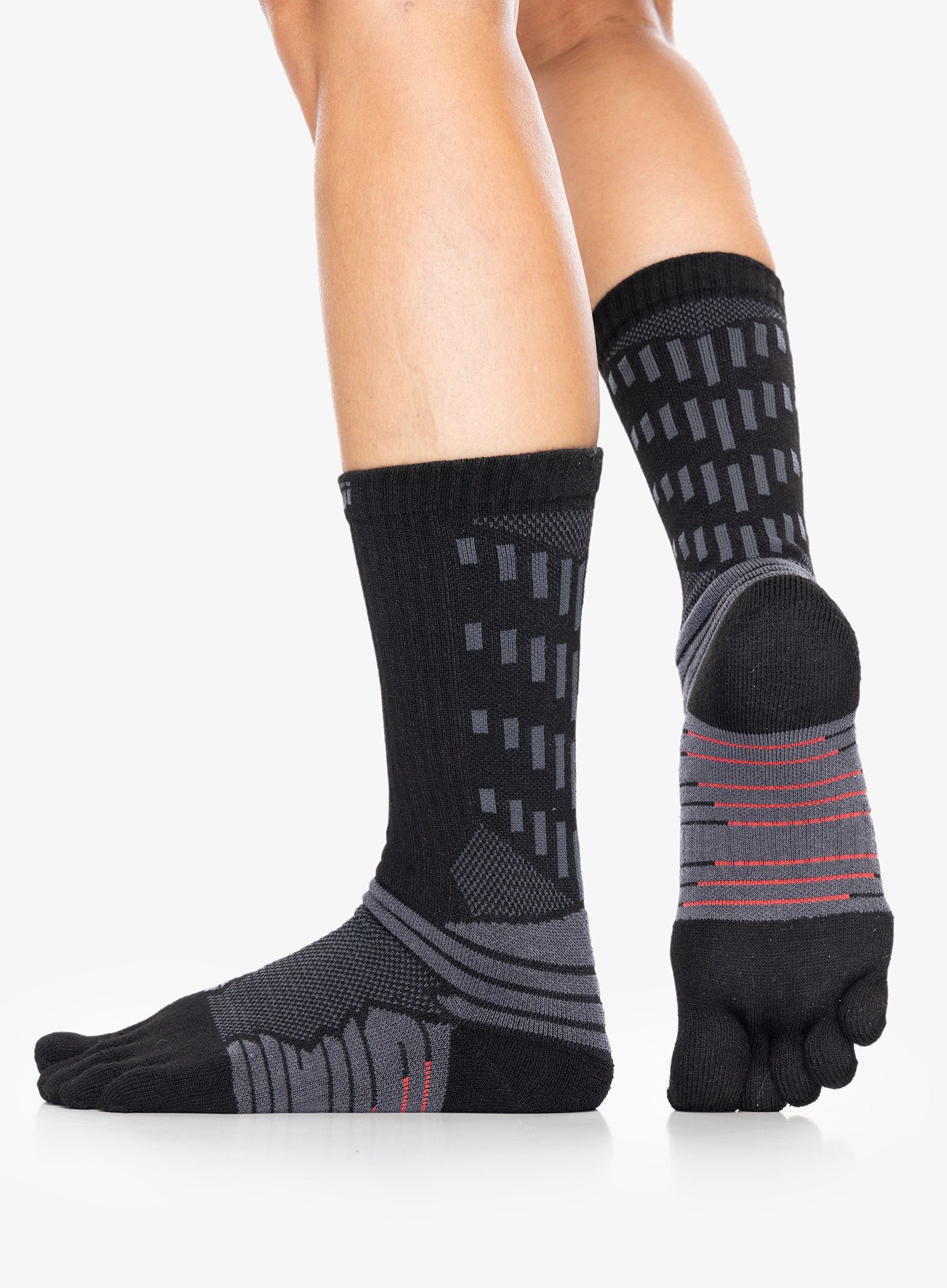 Běžecké ponožky Injinji Ultra Run Crew - obsidian