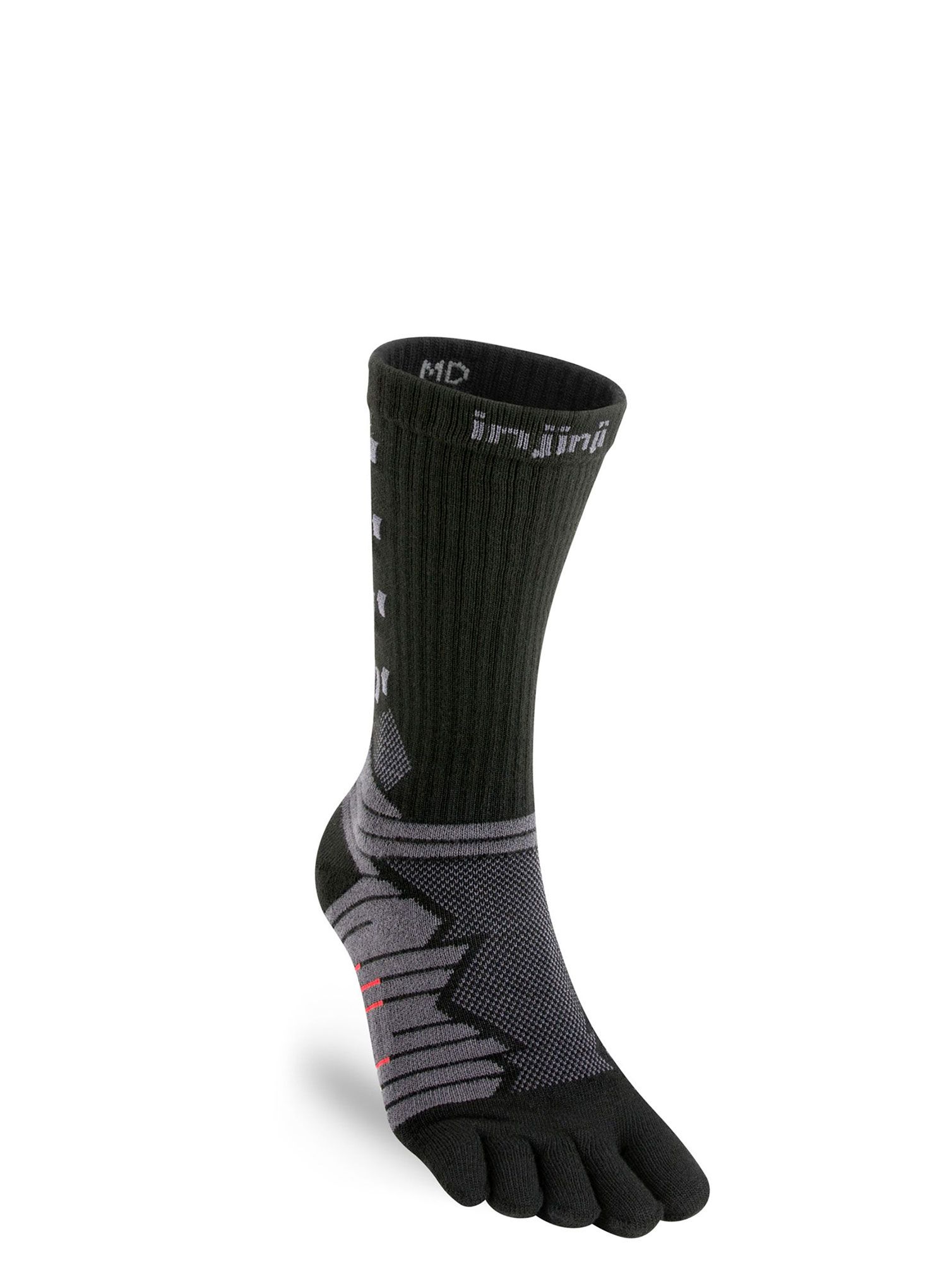 Běžecké ponožky Injinji Ultra Run Crew - obsidian