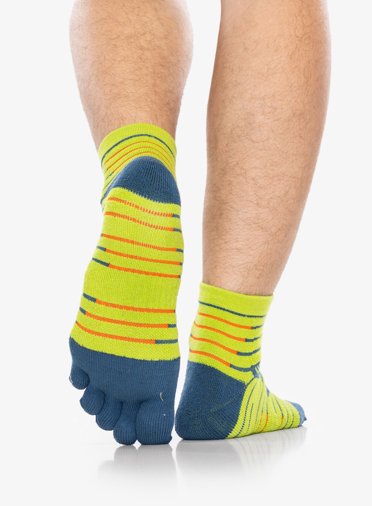 Běžecké ponožky Injinji Ultra Run Mini-Crew - moss