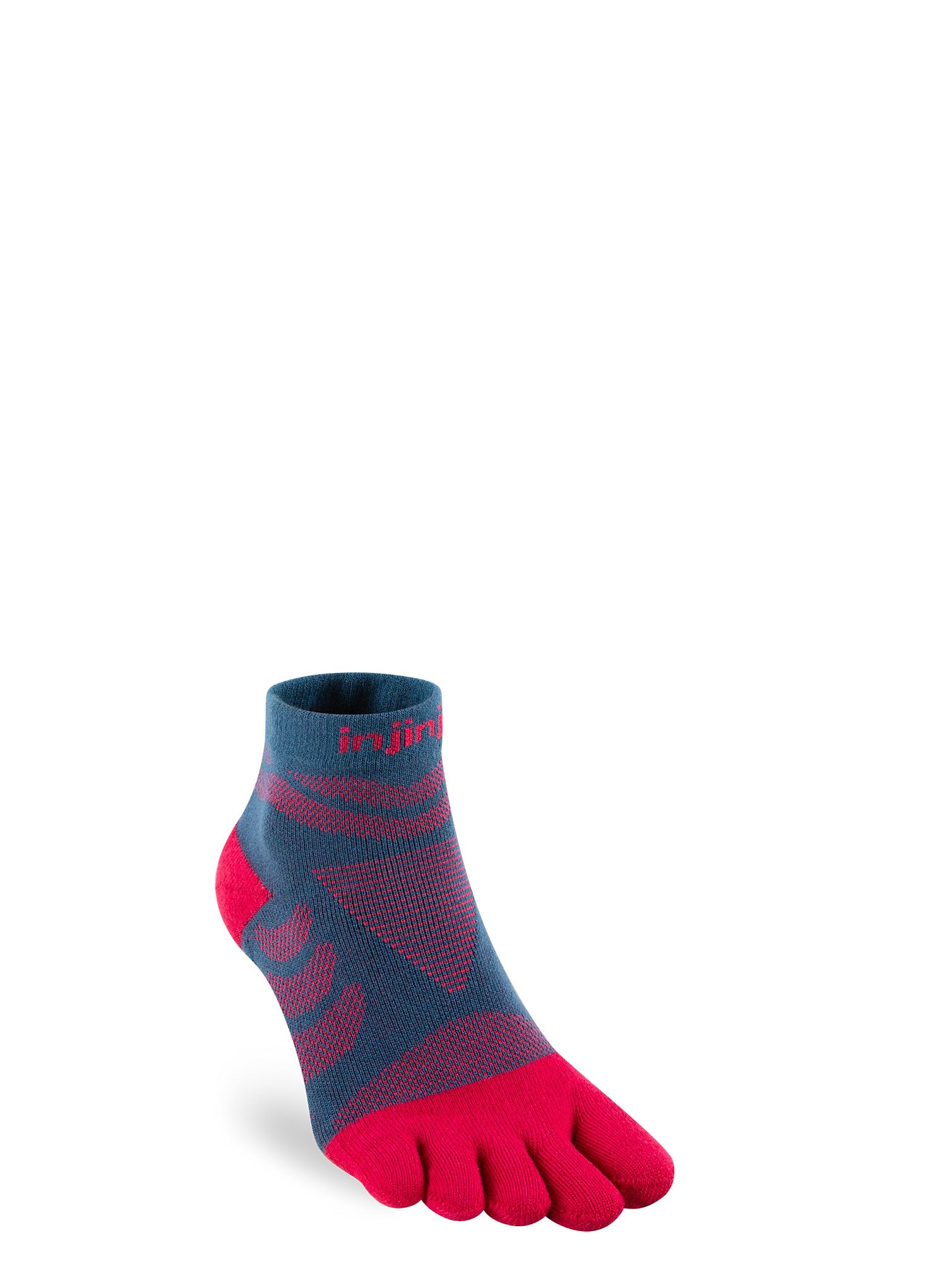 Běžecké ponožky dámské Injinji Ultra Run Mini-Crew - berry