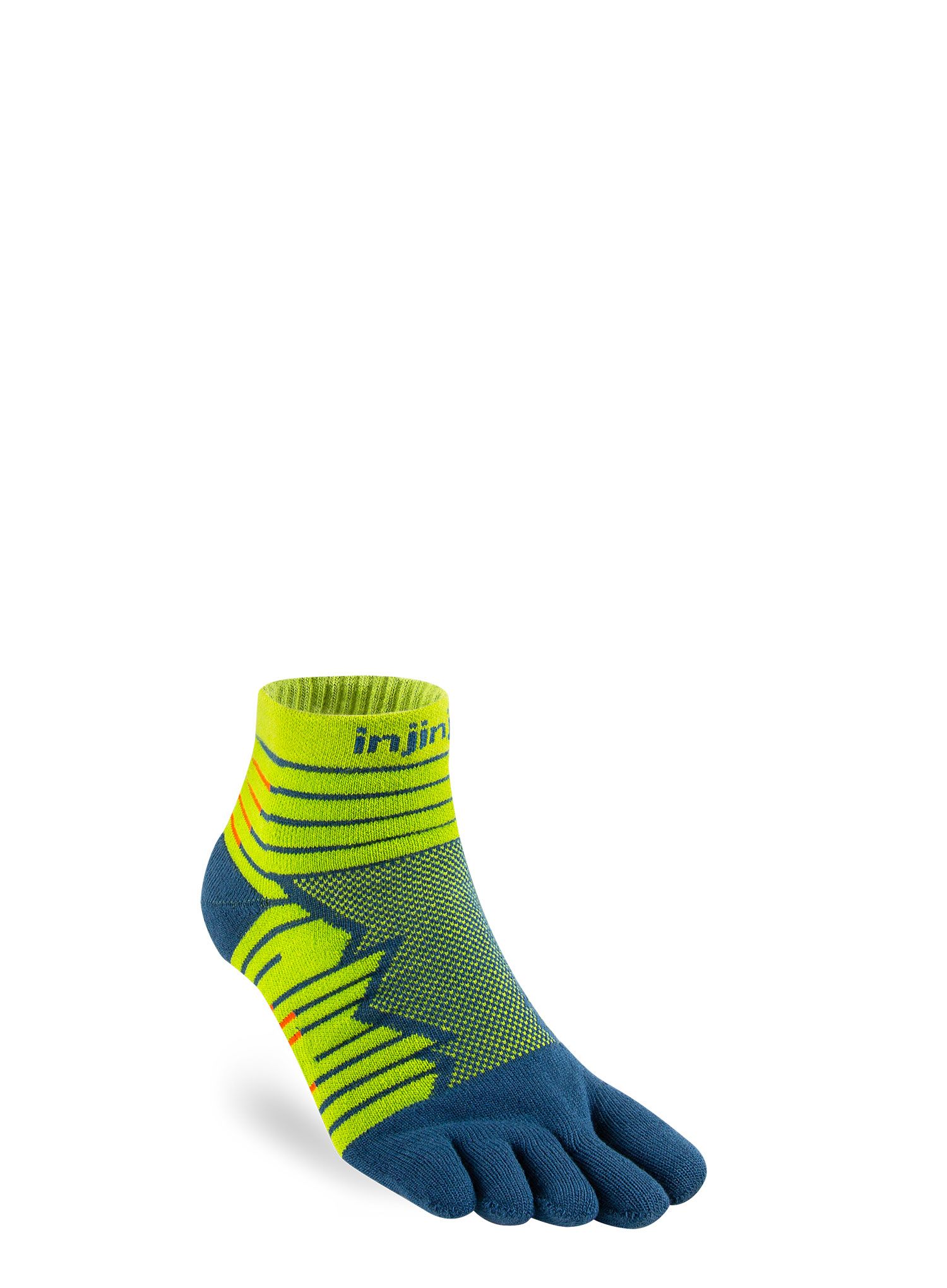 Běžecké ponožky Injinji Ultra Run Mini-Crew - moss