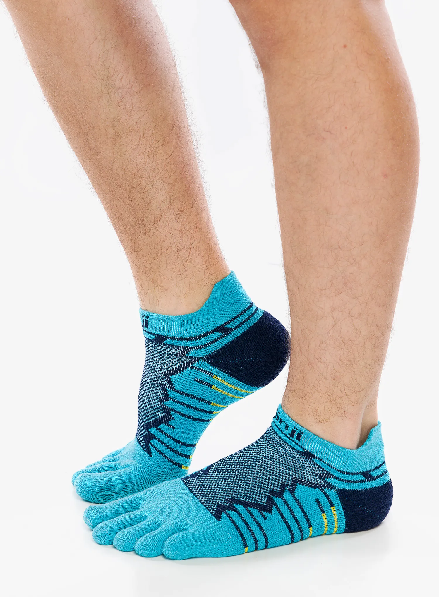 Běžecké ponožky Injinji Ultra Run No-Show - pacific blue