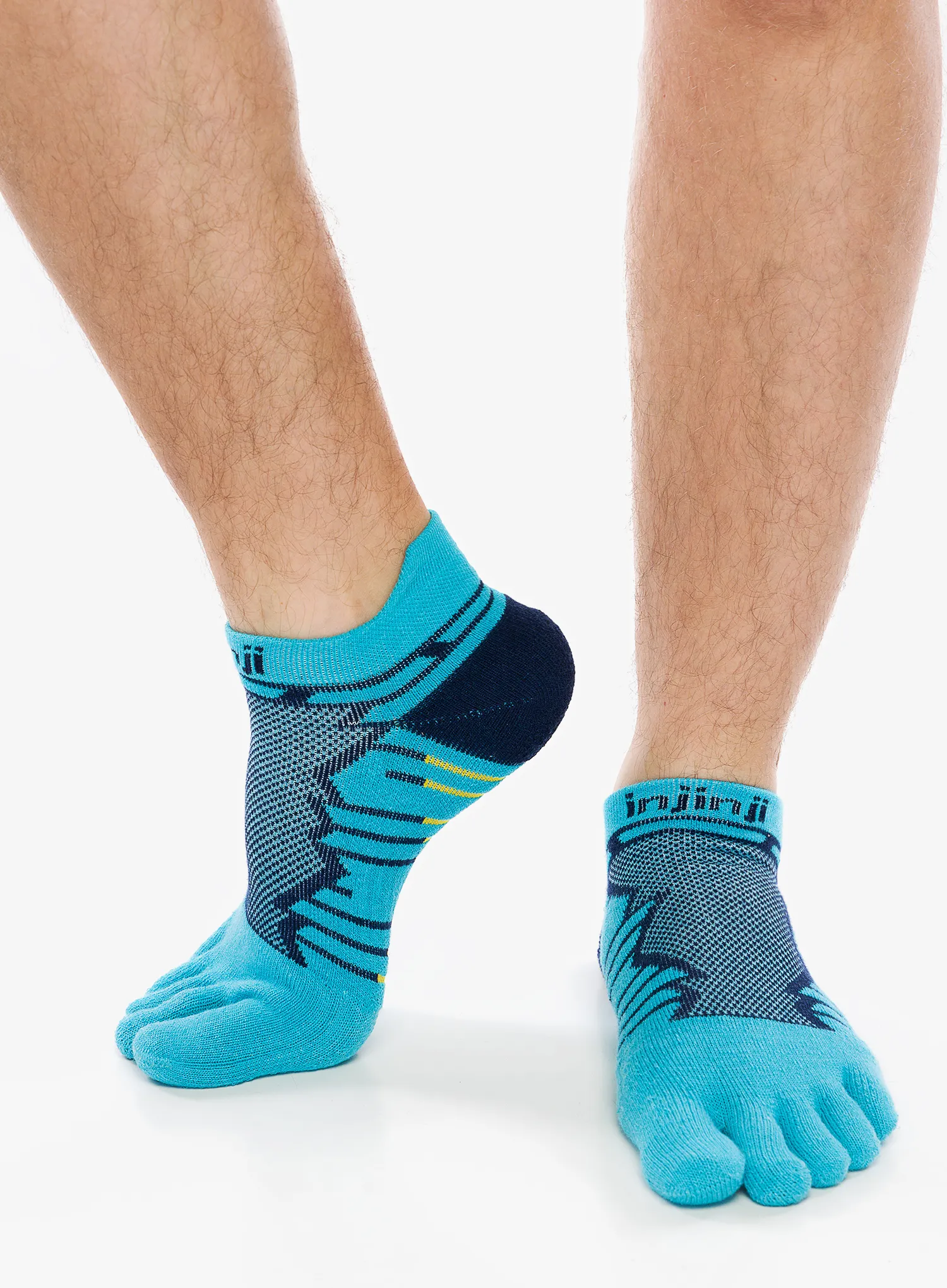 Běžecké ponožky Injinji Ultra Run No-Show - pacific blue