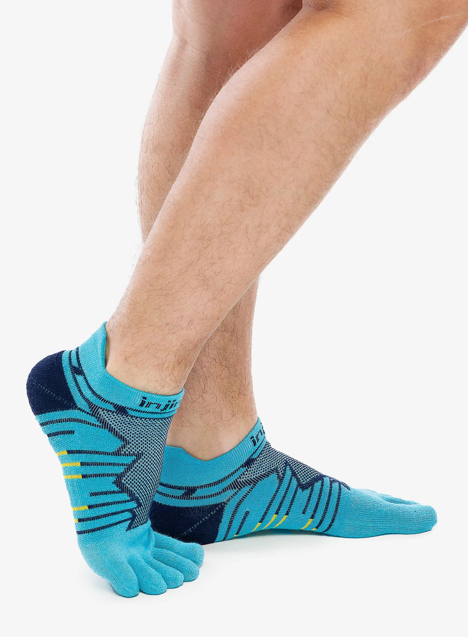 Běžecké ponožky Injinji Ultra Run No-Show - pacific blue