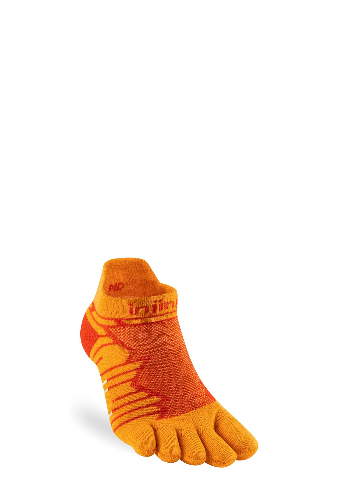 Ponožky na běhání Injinji Ultra Run No-Show - desert orange