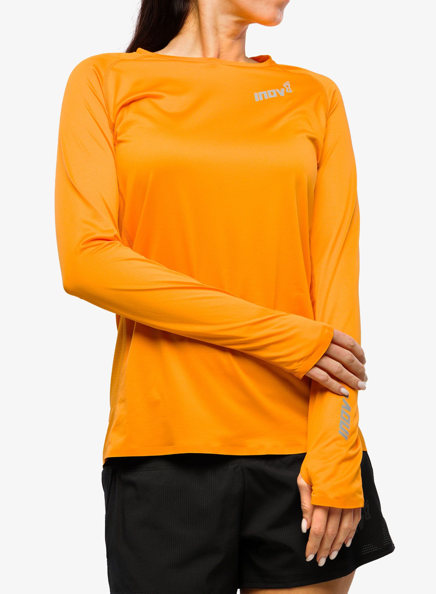 Mikina dámská bez kapuce Inov-8 Base Elite LS - nectar