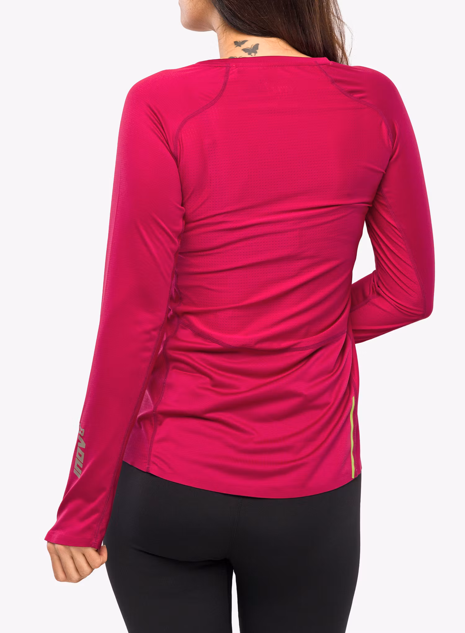 Dámská běžecká mikina Inov-8 Base Elite LS - pink