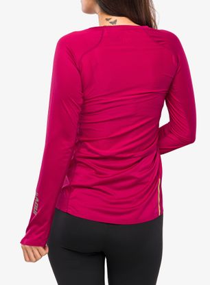 Dámská běžecká mikina Inov-8 Base Elite LS - pink