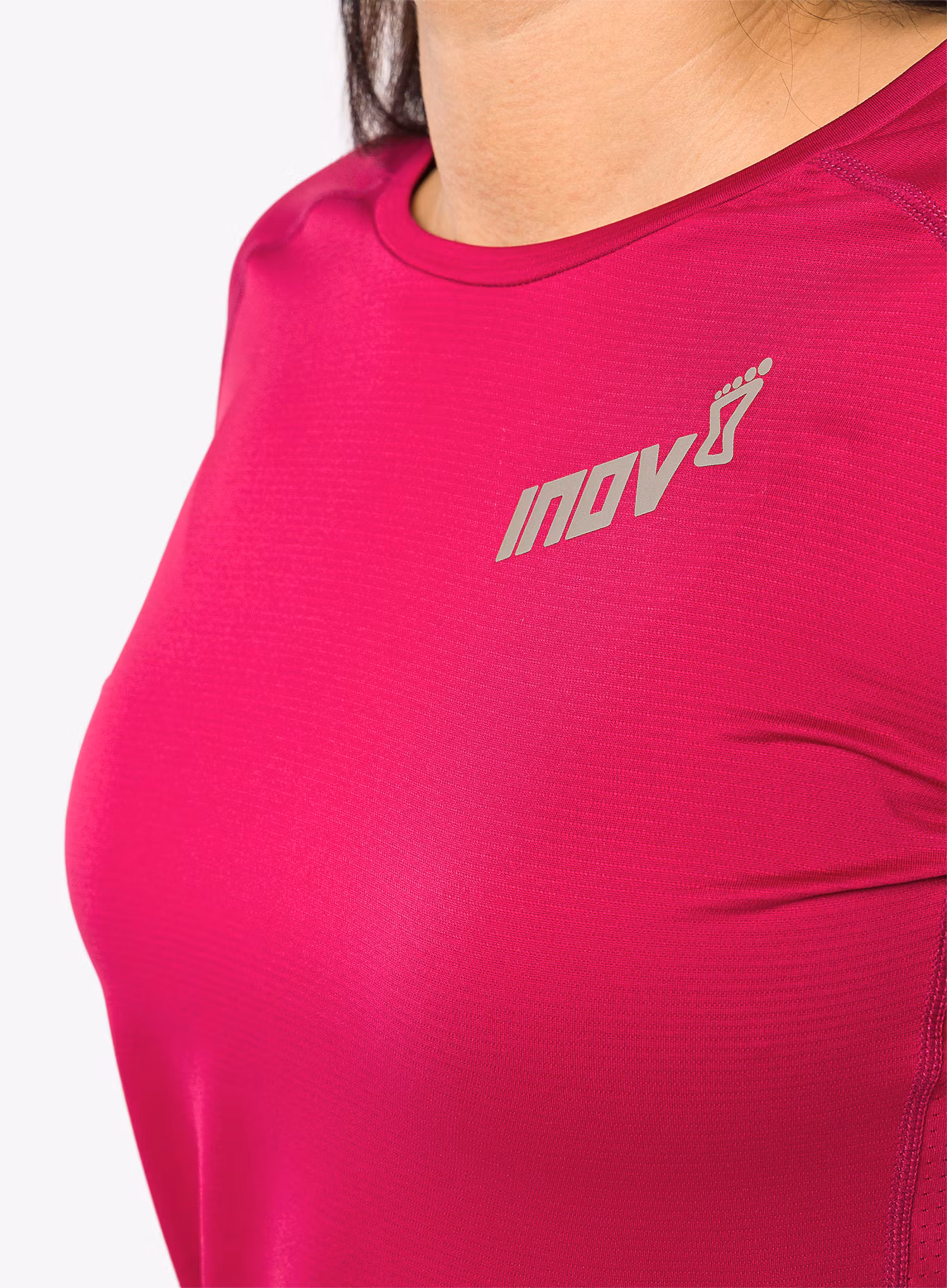 Dámská běžecká mikina Inov-8 Base Elite LS - pink