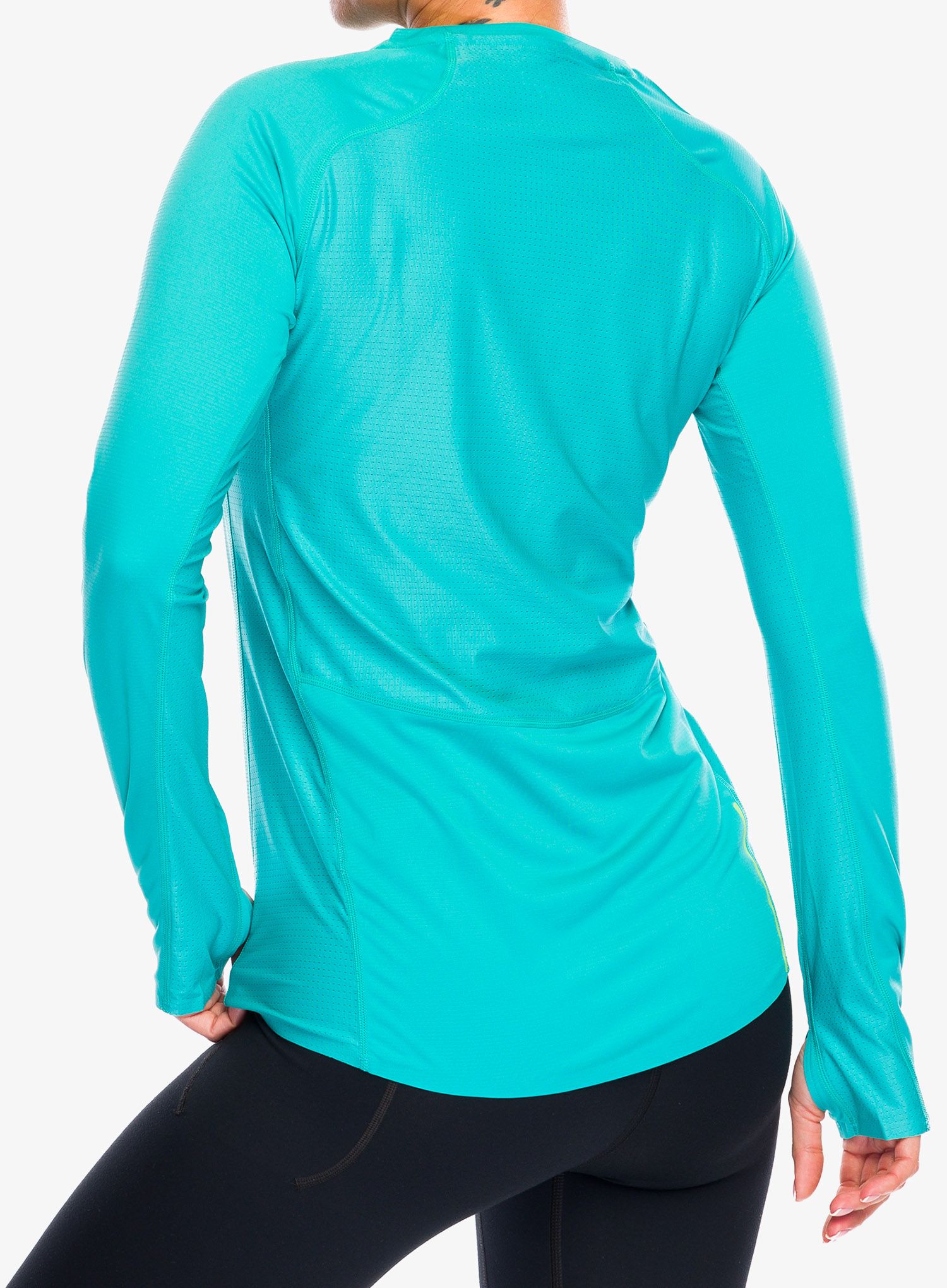 Dámská běžecká mikina Inov-8 Base Elite LS - teal