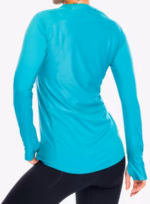 Dámská běžecká mikina Inov-8 Base Elite LS - teal