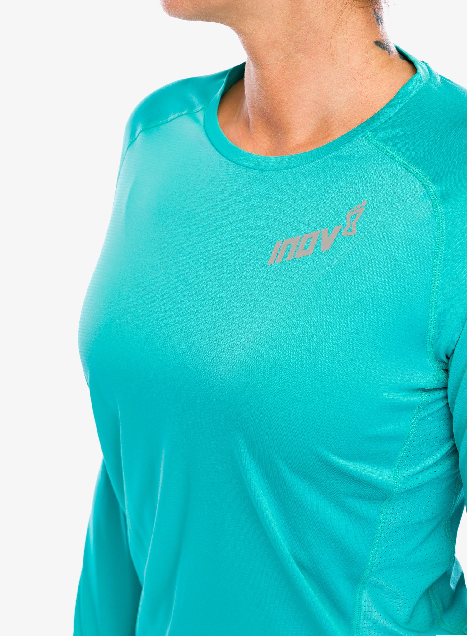Dámská běžecká mikina Inov-8 Base Elite LS - teal