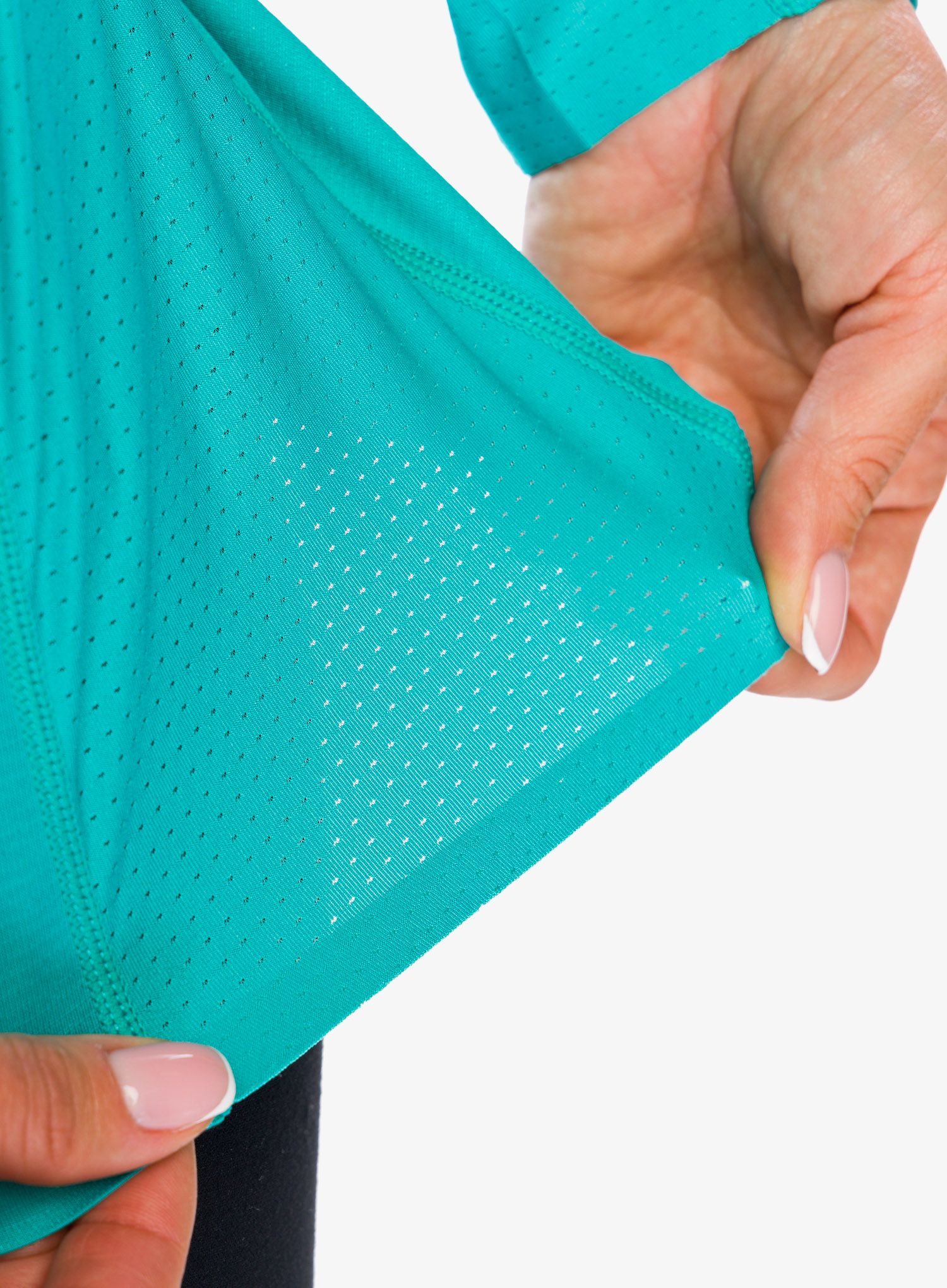 Dámská běžecká mikina Inov-8 Base Elite LS - teal