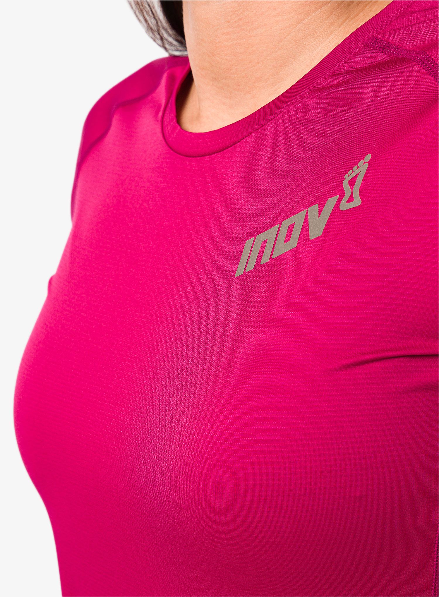 Dámské běžecké tričko Inov-8 Base Elite S/S 3.0 - pink