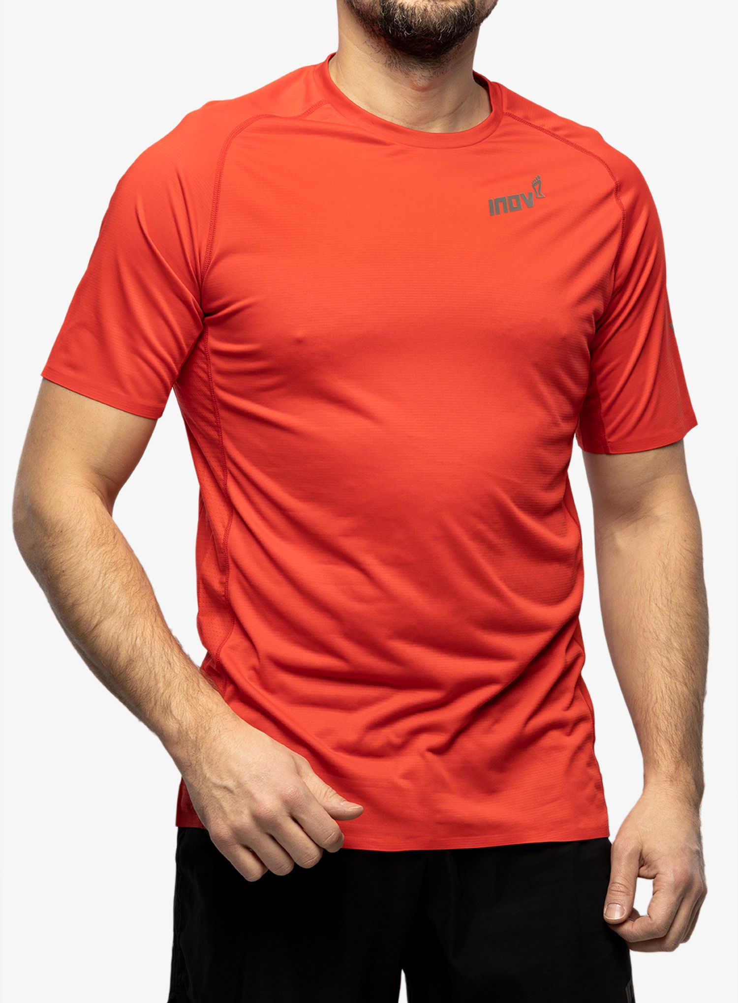 Běžecké tričko pánské Inov-8 Base Elite S/S 3.0 - red