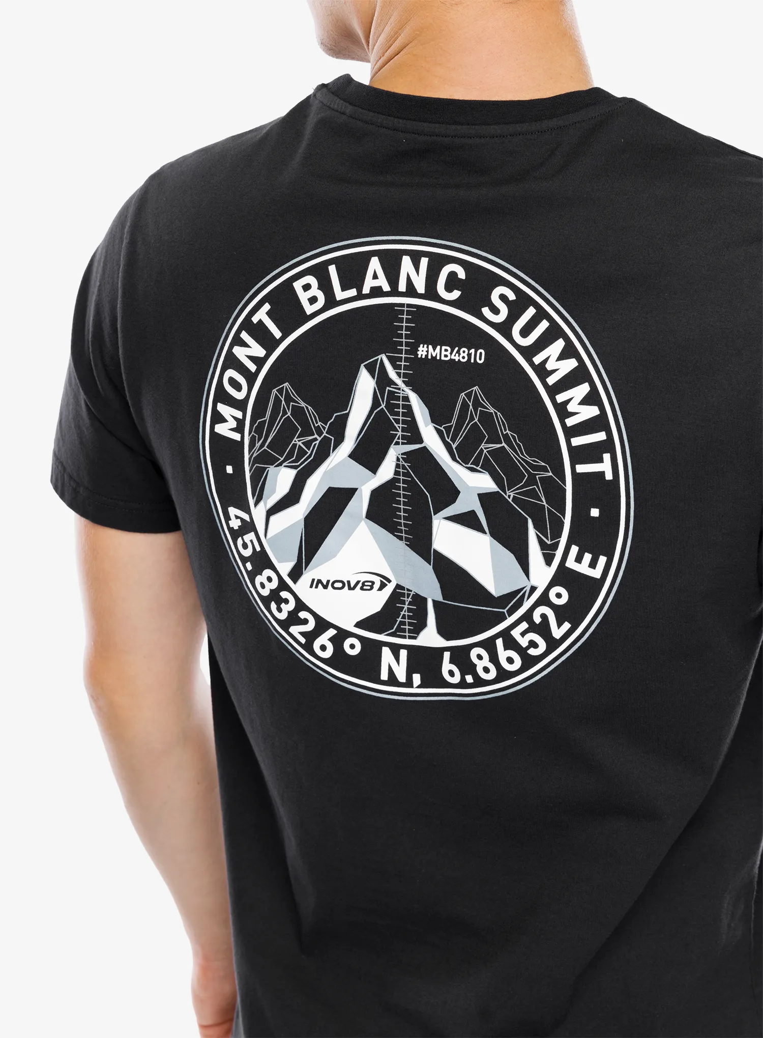 Tričko s potiskem Inov-8 Graphic T-Shirt Mont Blanc - graphite