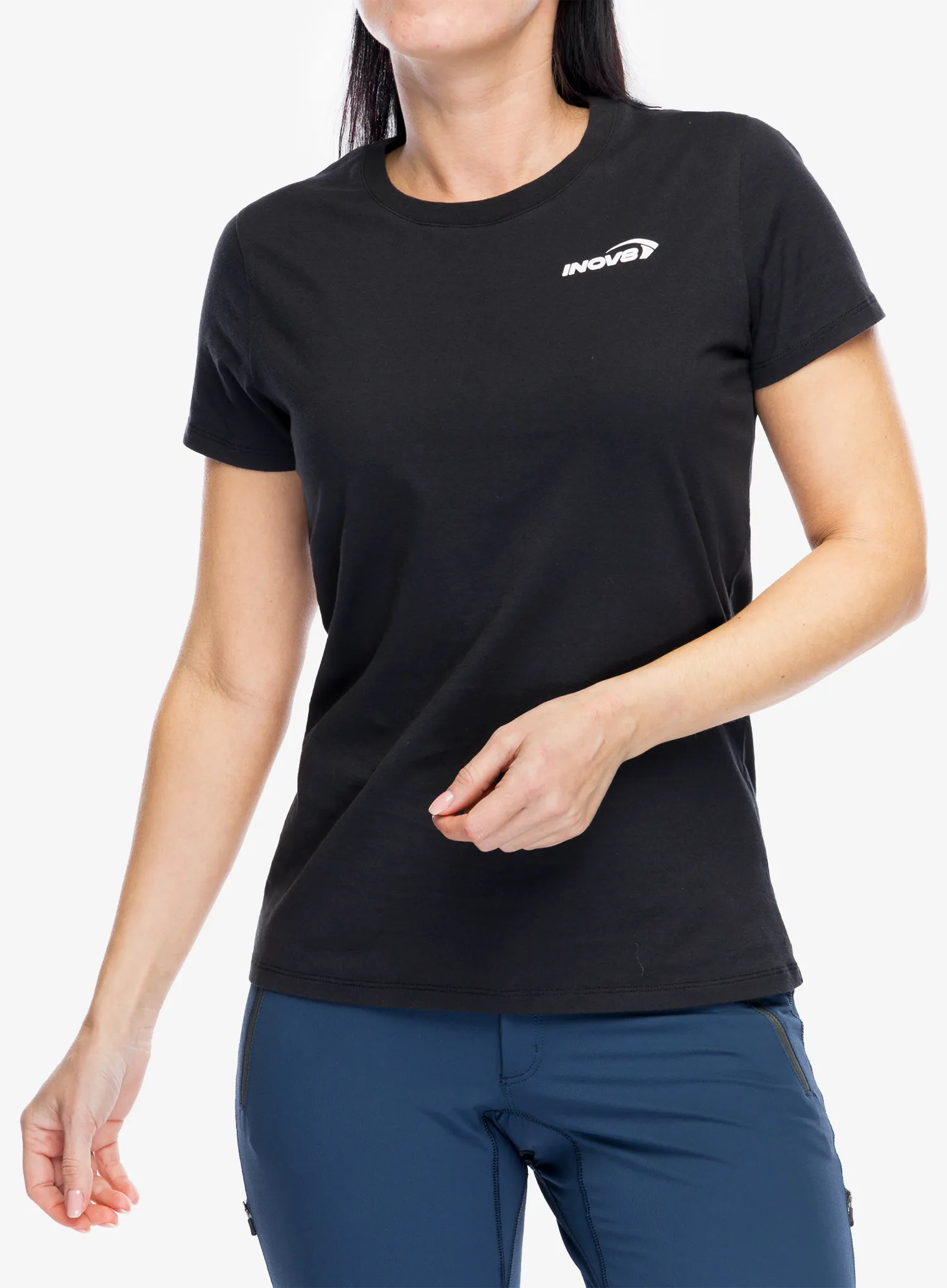 Dámské tričko s potiskem Inov-8 Graphic T-Shirt Mont Blanc - graphite