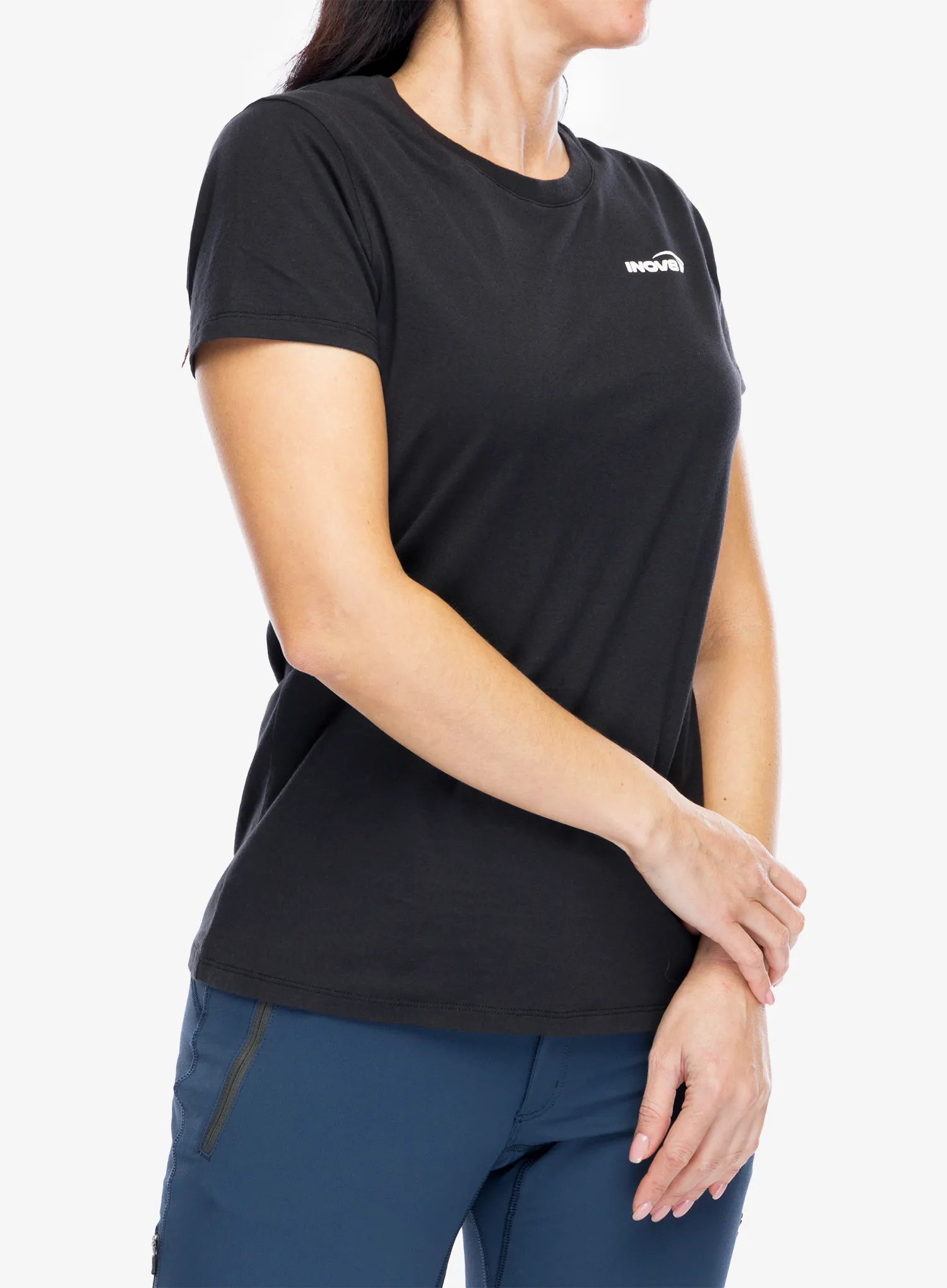 Dámské tričko s potiskem Inov-8 Graphic T-Shirt Mont Blanc - graphite
